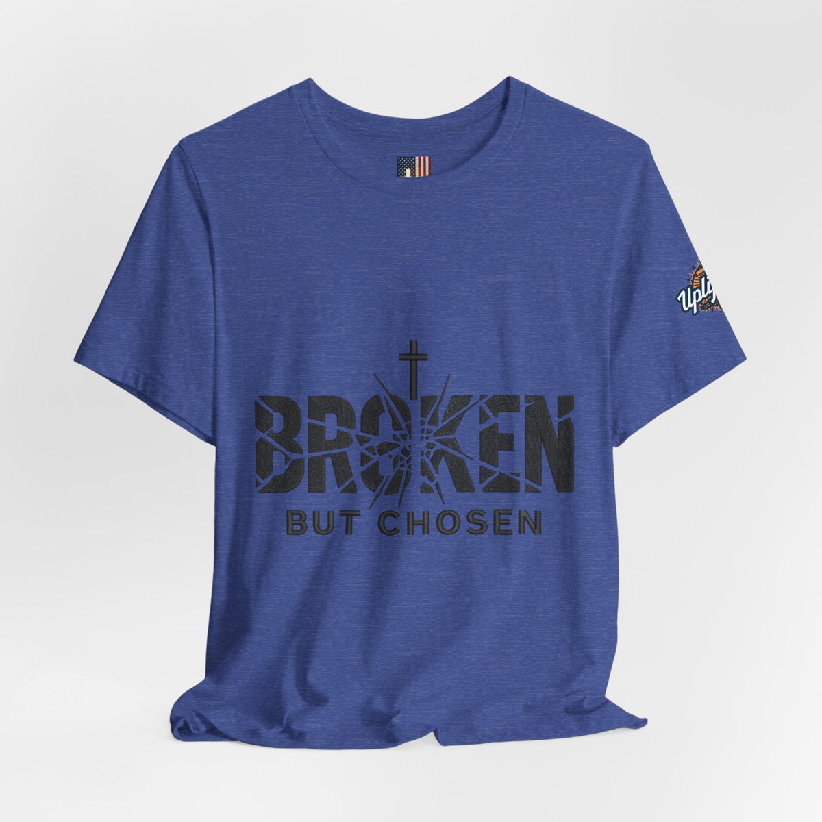 Broken But Chosen T-Shirt — Inspirational Faith Graphic Tee Printify