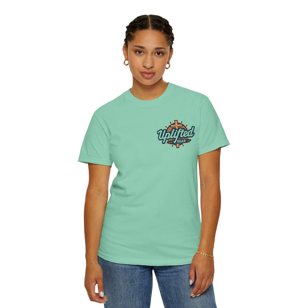 Jesus is King T-Shirt – Bold Christian Faith Tee with Crown & Cross for Eternal Reign Printify