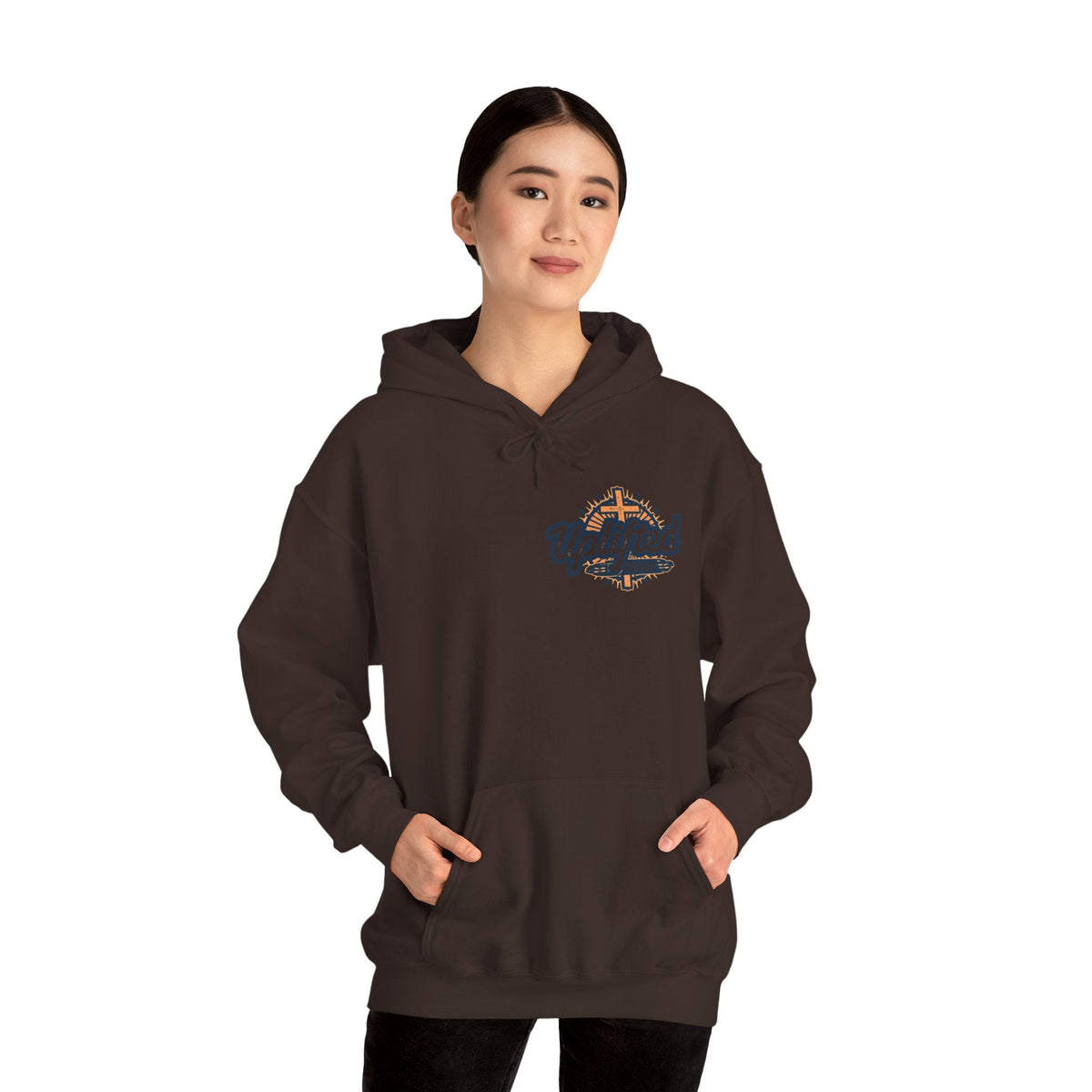 Bible Verse Unisex Heavy Blend™ Hooded Sweatshirt - Philippians 4 : 13 Printify