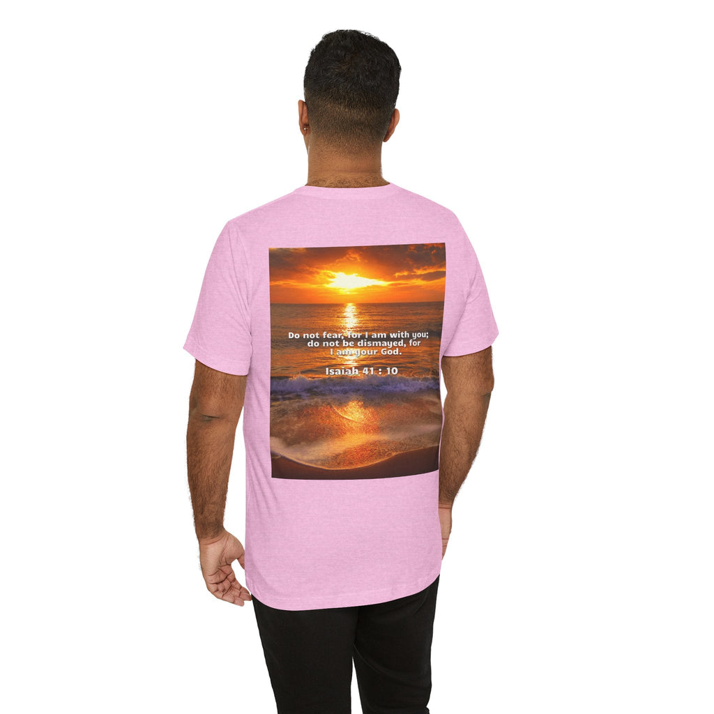 Bible Verse Unisex - Isaiah 41 : 10 Jersey Short Sleeve Tee Printify