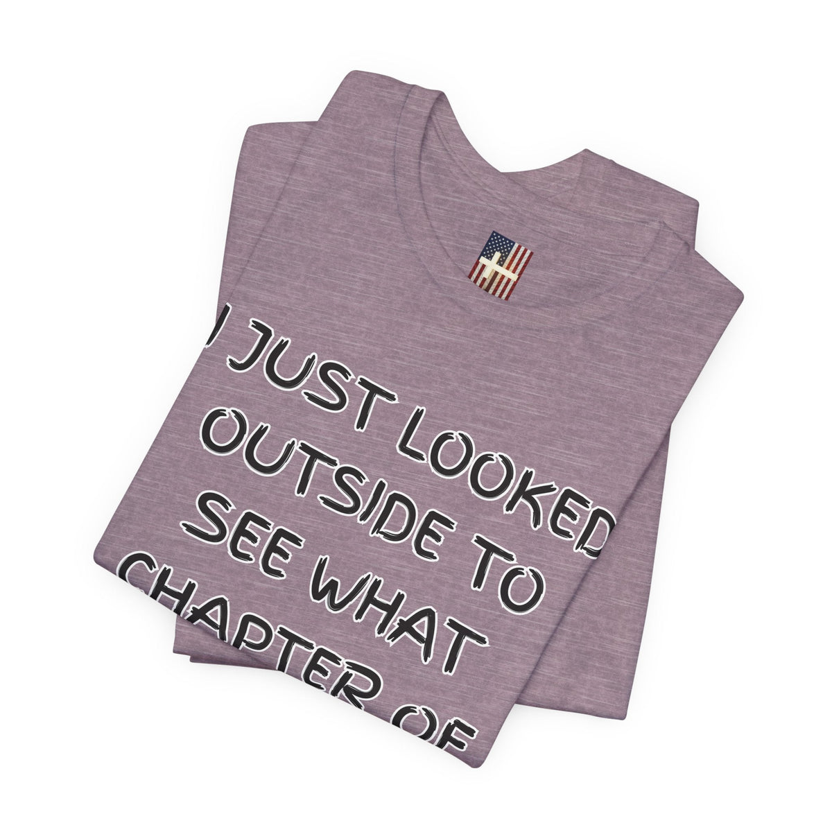 What Chapter of Revelation T-shirt – I Looked Outside My Window Christian T-shirt for End Times Humor & Faith Printify