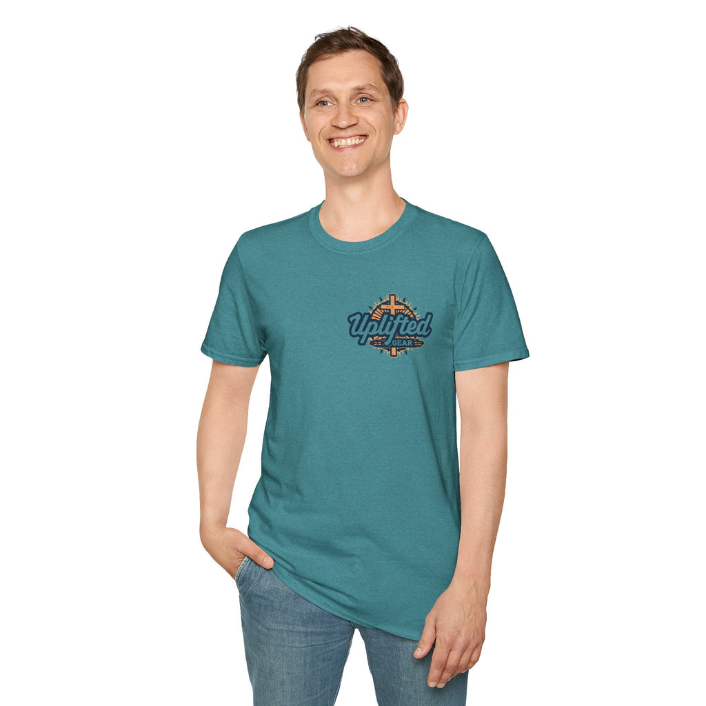 Religious Graphic Tee with Armor Of God Design - Unisex Softstyle T-Shirt Printify