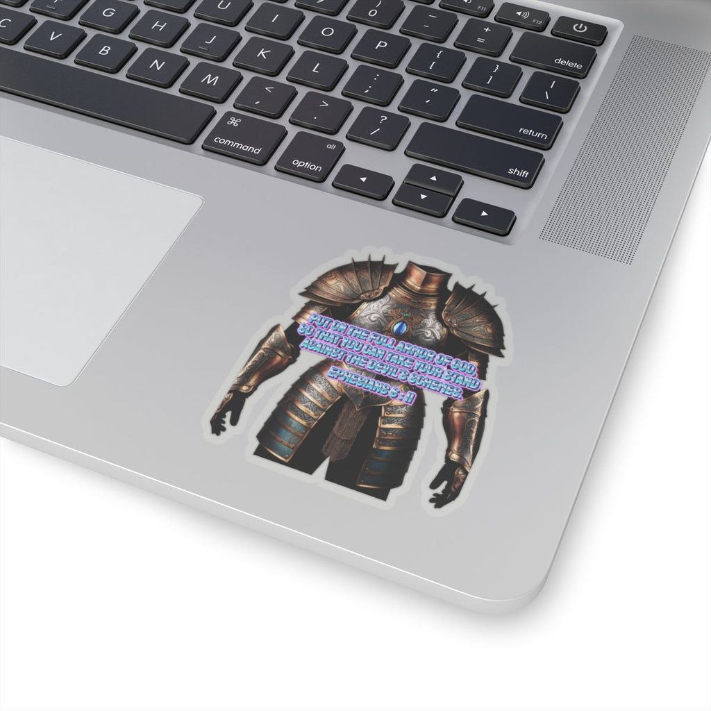 Religious Graphic Armor Of God Design - Kiss-Cut Stickers Printify