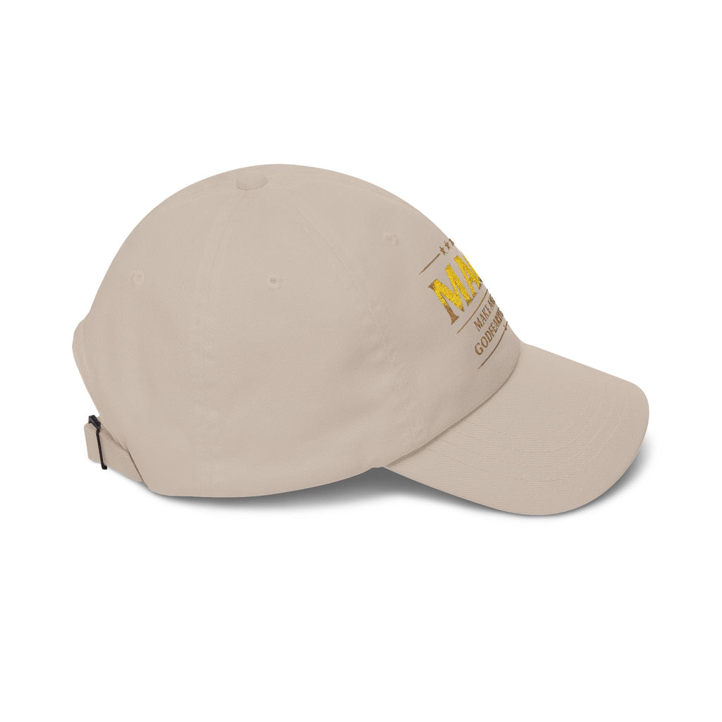Dad Cap — "MAGA: Make America Godfearing Again" Embroidered Hat Printify
