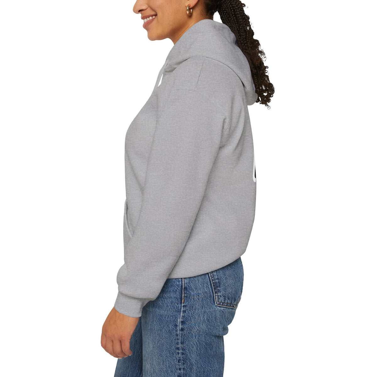 Christ is King Hoodie – Bold Crown & Cross Christian Sweatshirt for Unshakable Faith Printify