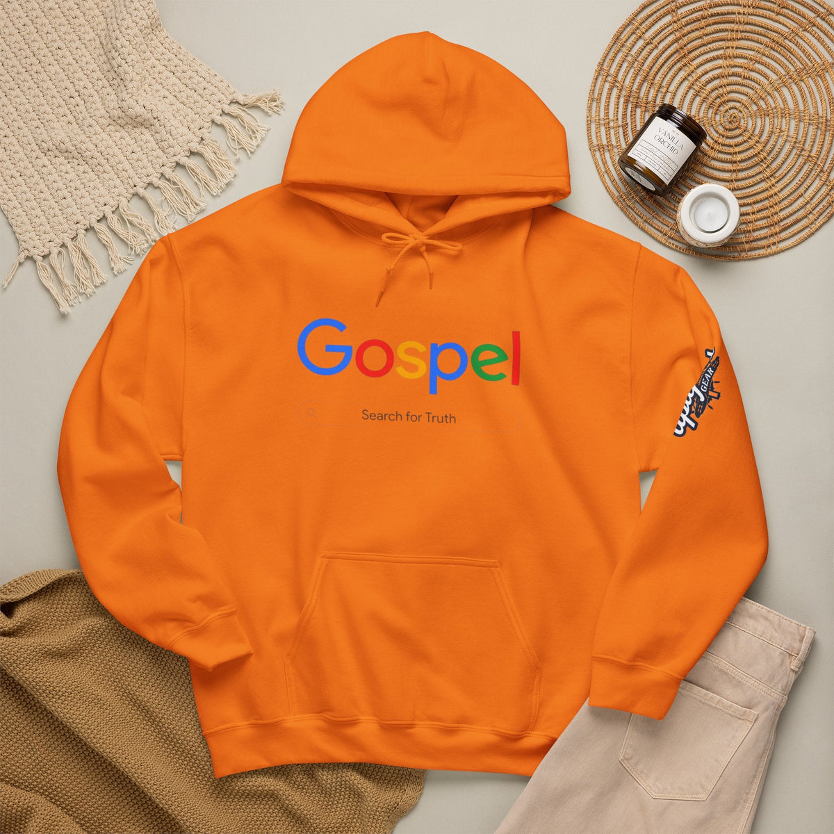 Gospel Hoodie — "Search for Truth" Christian Faith Pullover Printify