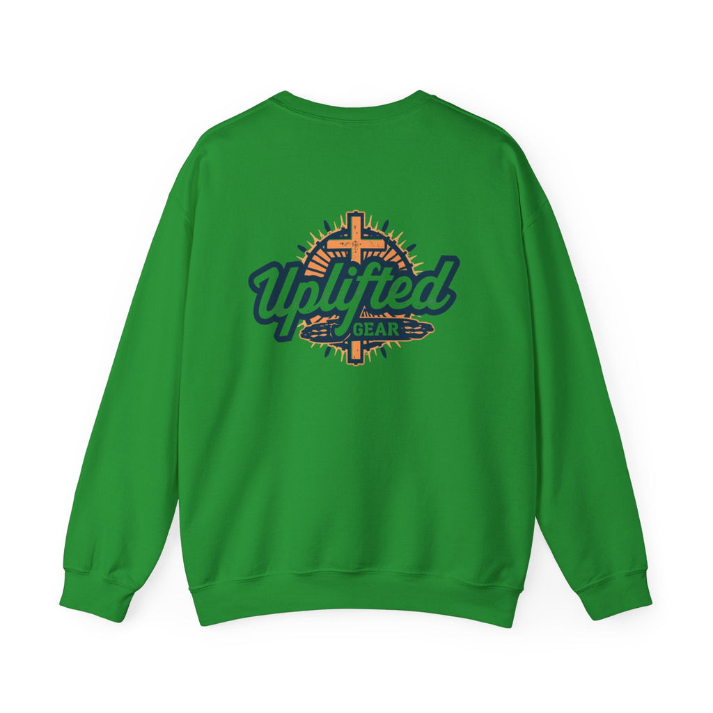 Uplifted Gear Christian Logo Sweatshirt Printify
