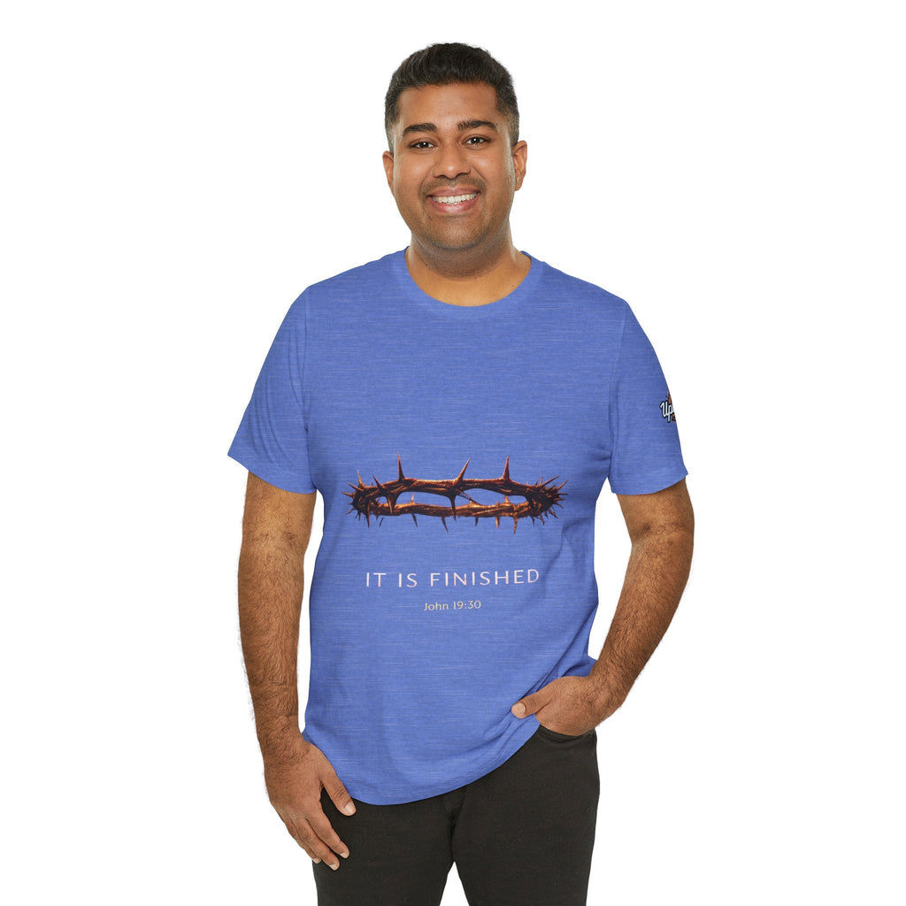 It Is Finished Crown of Thorns Tee — Christian John 19:30 Faith Shirt Printify