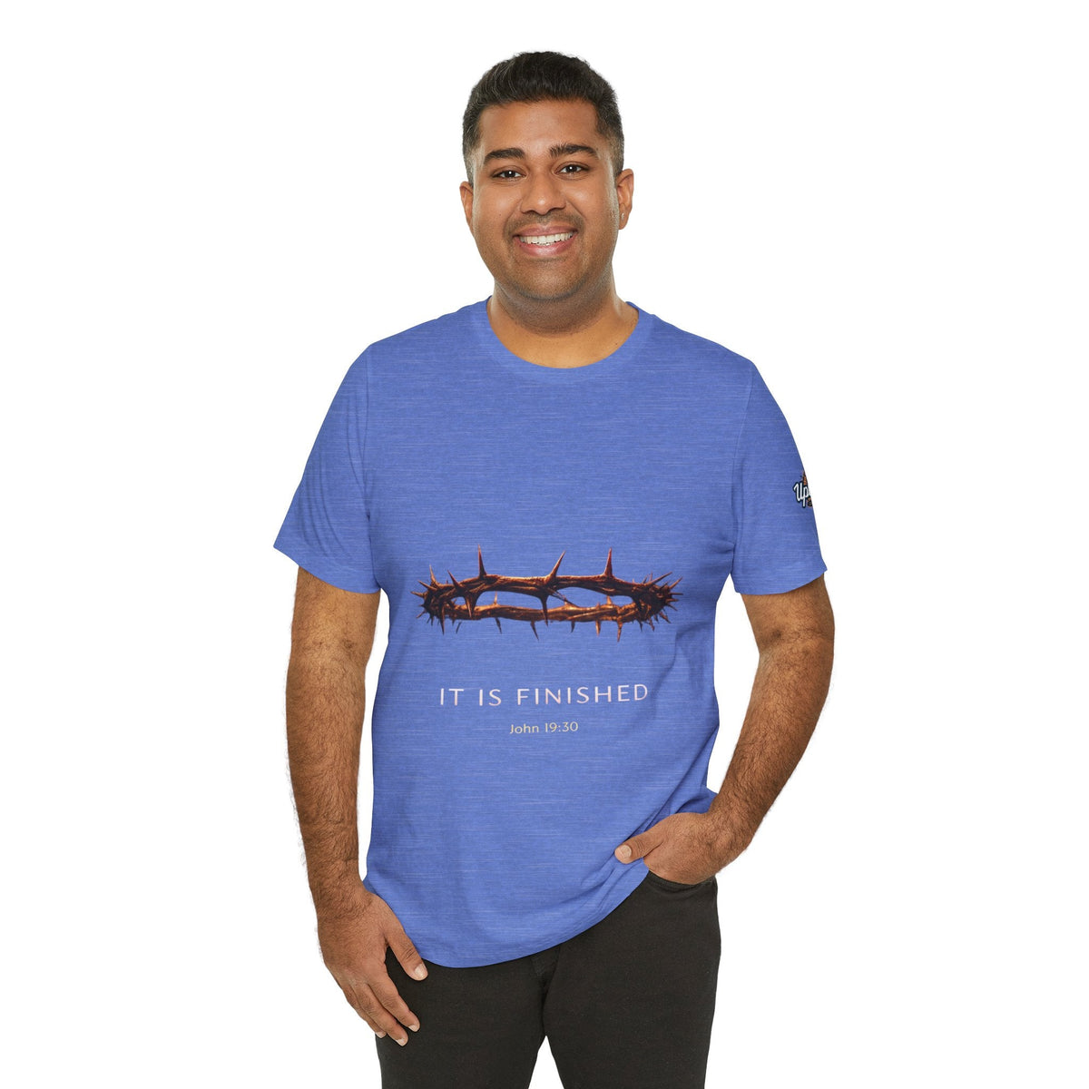 It Is Finished Crown of Thorns Tee — Christian John 19:30 Faith Shirt Printify