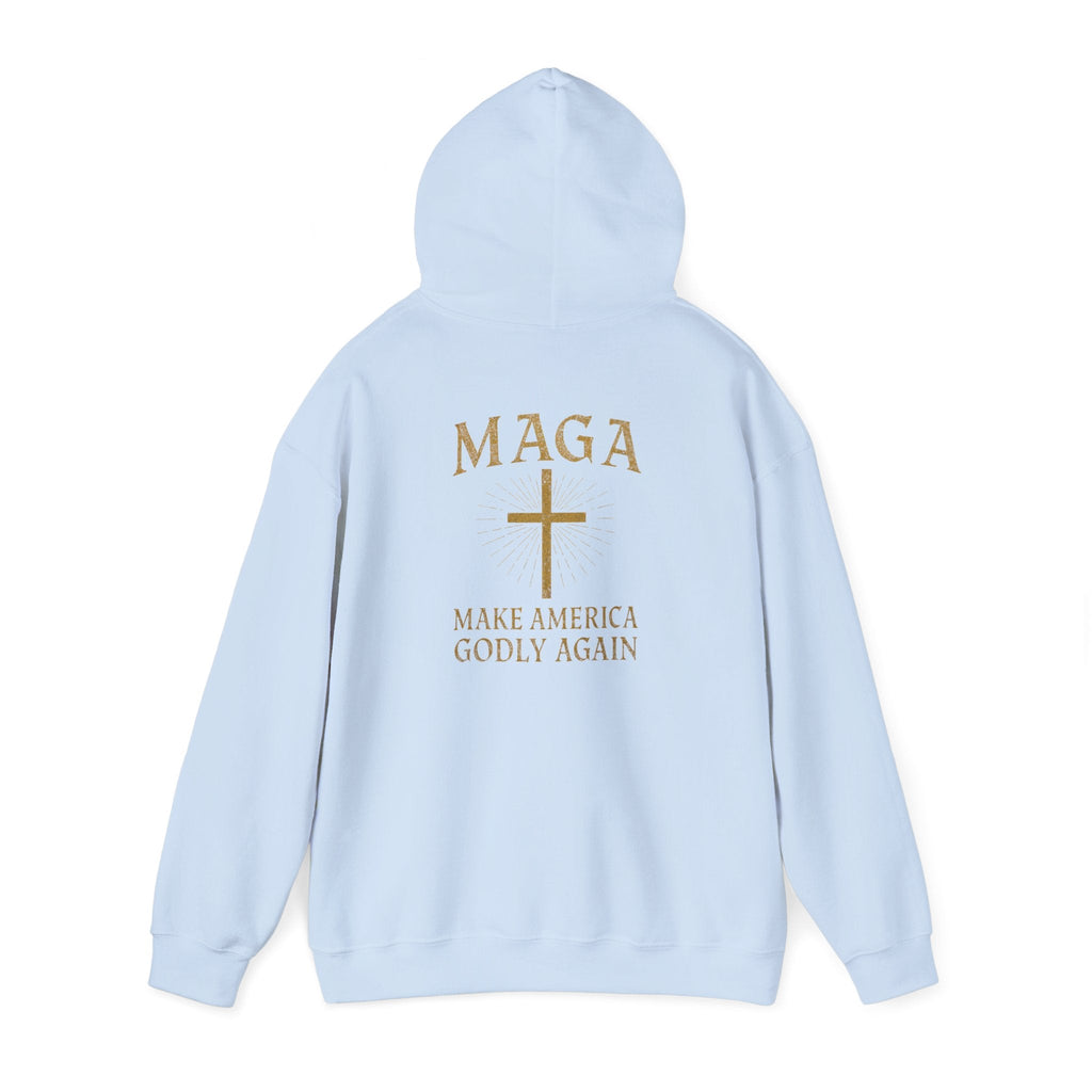 Make America Godly Again Hoodie – MAGA Christian Patriotic Sweatshirt for Biblical Values & Freedom Printify