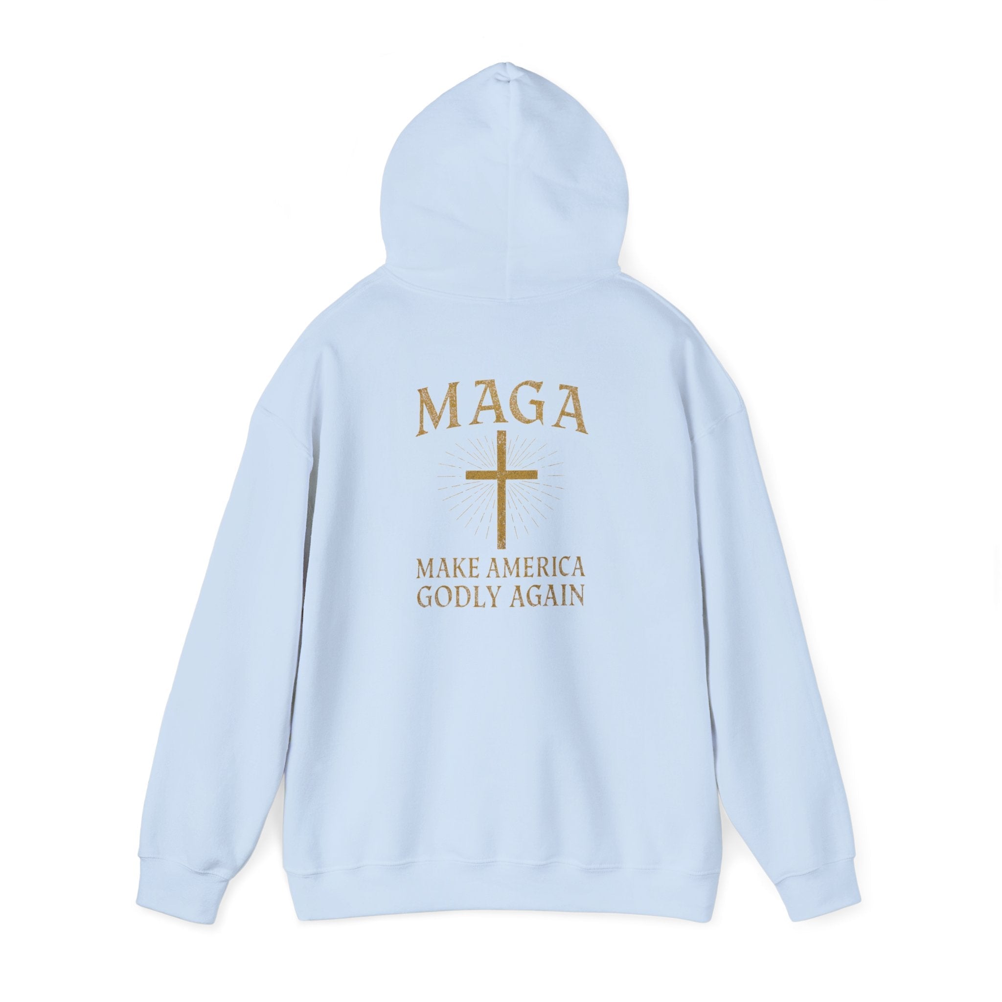 Make America Godly Again Hoodie – MAGA Christian Patriotic Sweatshirt for Biblical Values & Freedom Printify