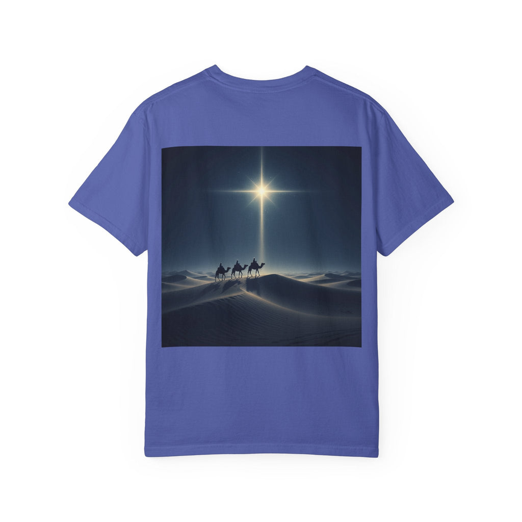 3 Wise Men T-shirt – Magi Camels Nativity Journey Christian Christmas T-shirt for Epiphany Faith & Holy Night Printify