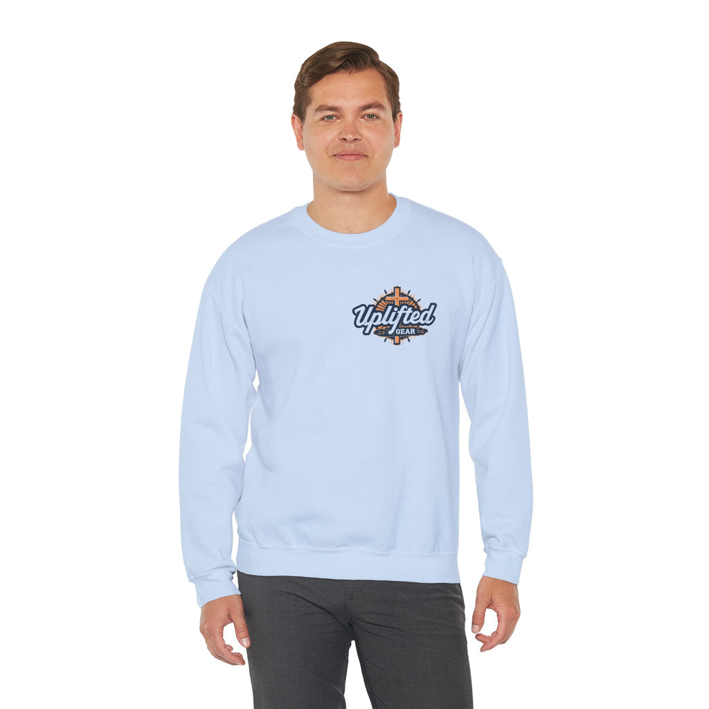 God Created Adam and Eve Sweatshirt – Biblical Truth Christian Sweatshirt for Unshakable Faith Printify