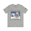 🎄 Faithful Christmas Friends – Christian Holiday T-Shirt | Festive Tree & Cartoon Duo | Heartwarming Christmas Tee by Uplifted Gear Printify