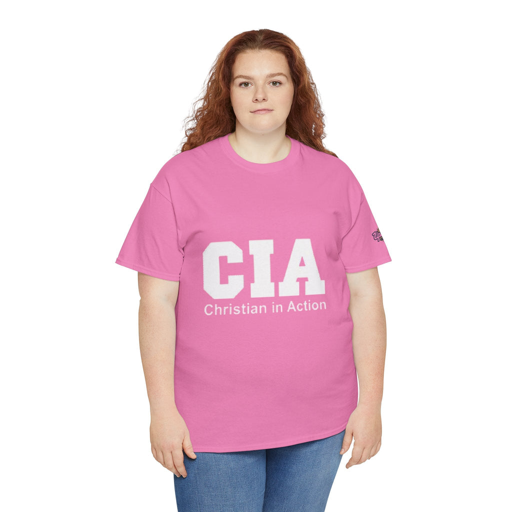 CIA Christian in Action T-shirt - Funny Faith Parody T-shirt - Mission Ready Apparel Printify