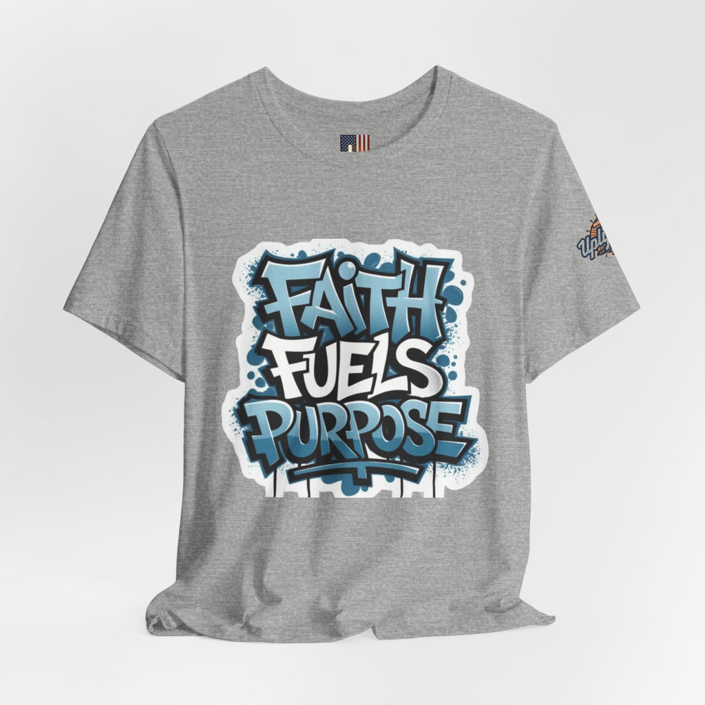 Faith Fuels Purpose T-shirt – Inspirational Christian T-shirt for Divine Drive & Unstoppable Belief Printify