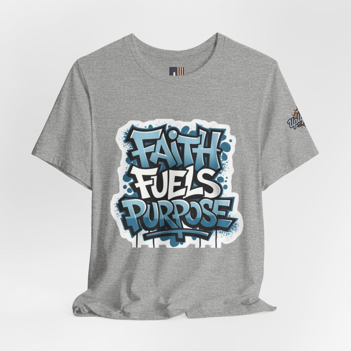 Faith Fuels Purpose T-shirt – Inspirational Christian T-shirt for Divine Drive & Unstoppable Belief Printify