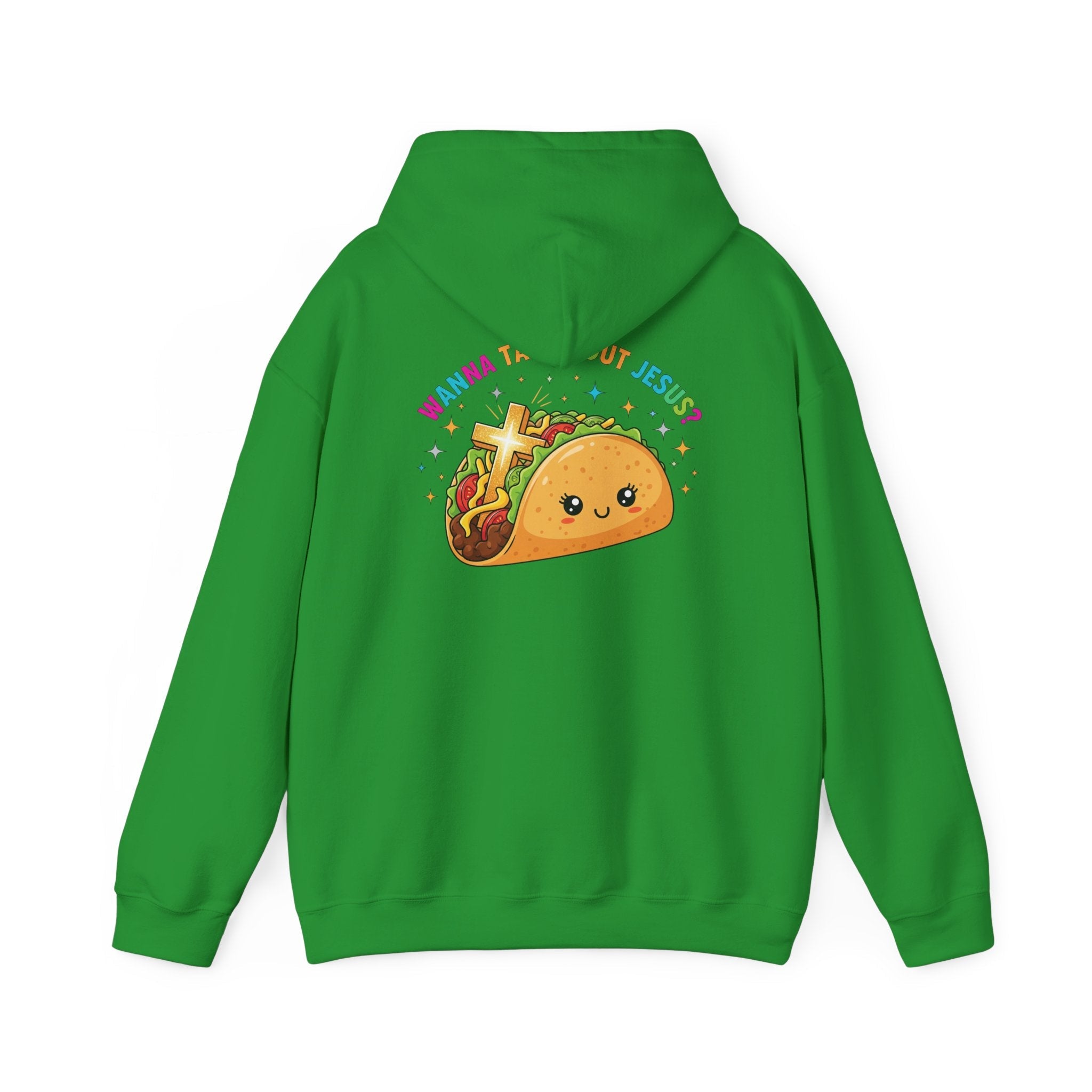 Wanna Taco 'Bout Hoodie – Cozy Christian Pun Hoodie for Faith & Fun Printify