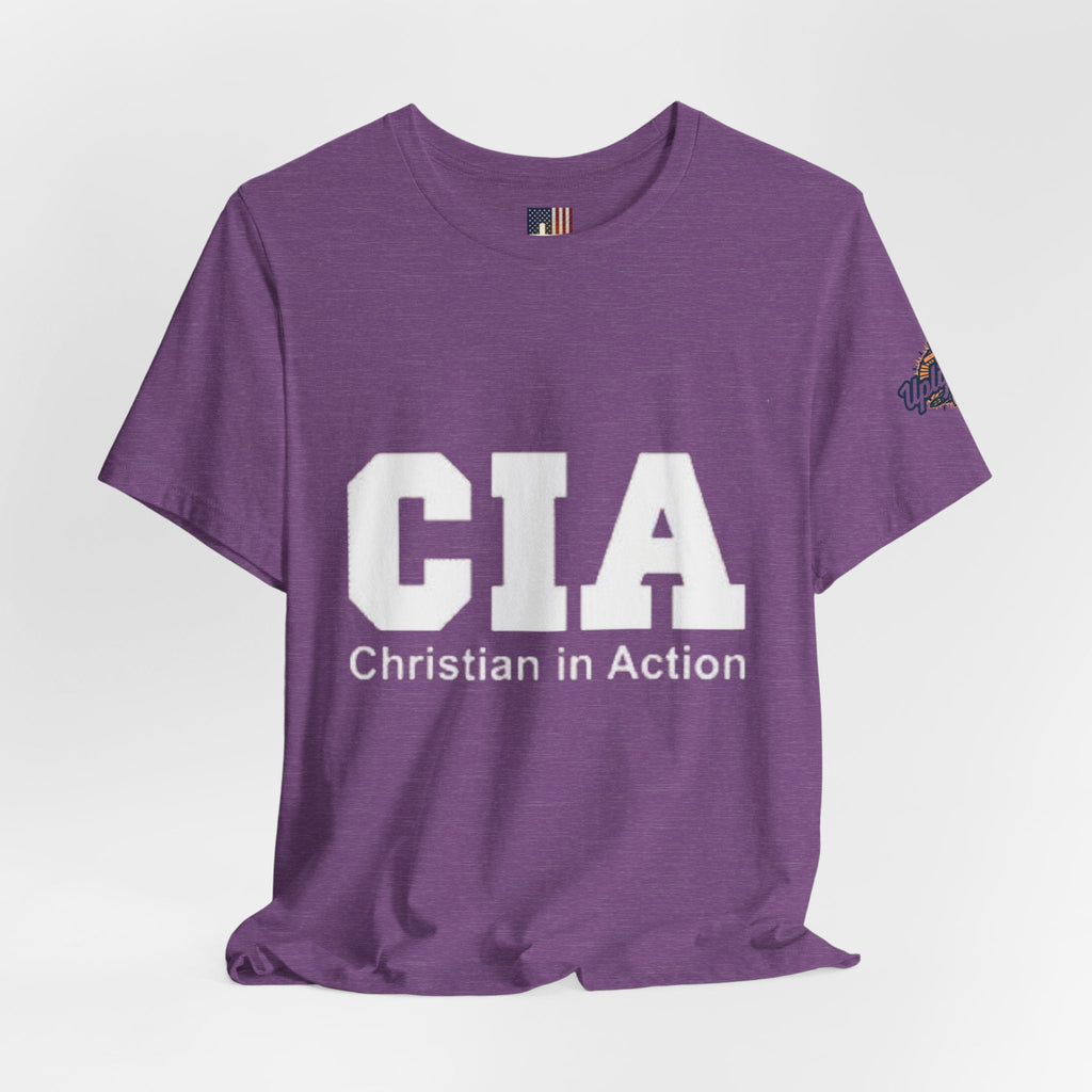 CIA Christian in Action T-shirt - Funny Faith Parody T-shirt - Mission Ready Apparel Printify