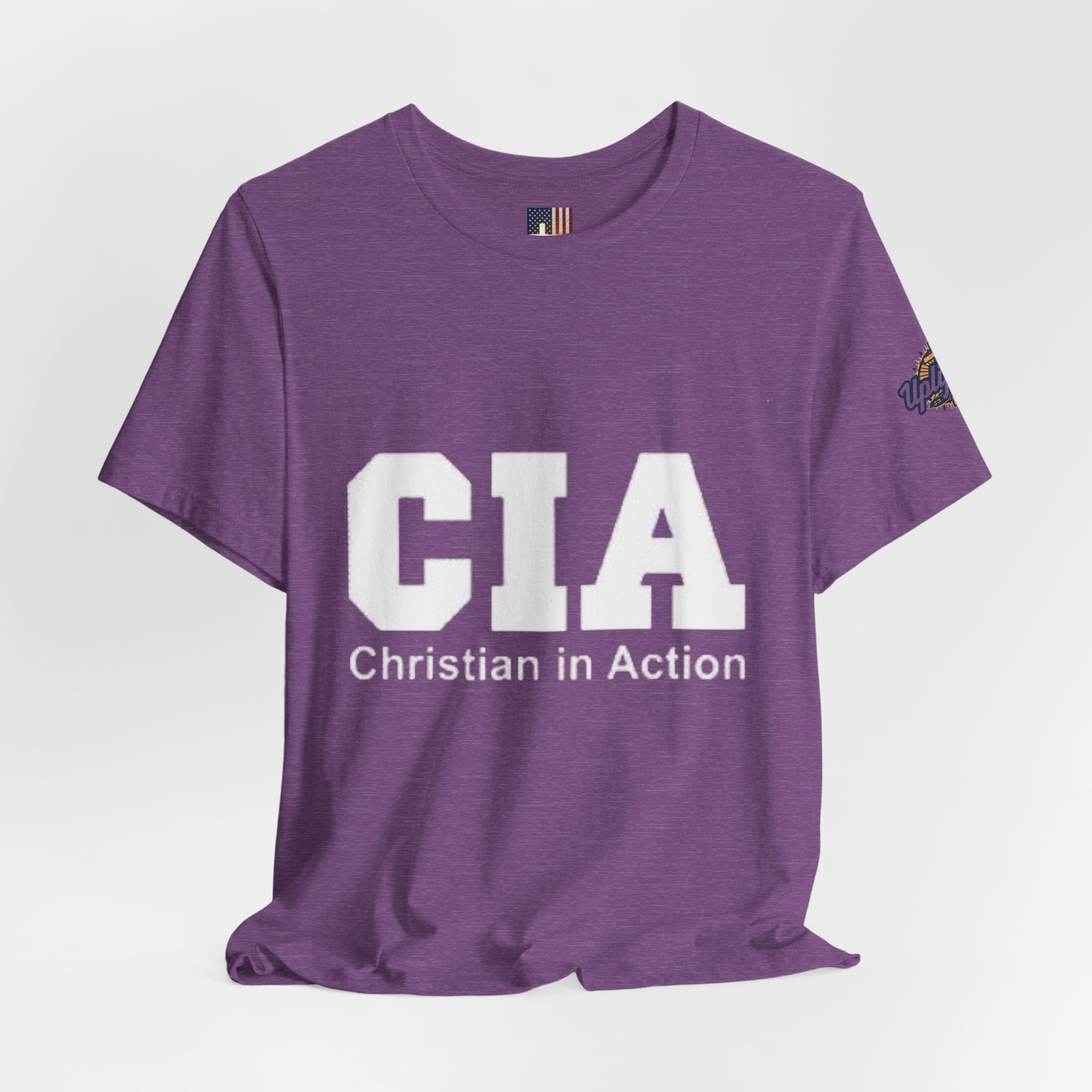 CIA Christian in Action T-shirt - Funny Faith Parody T-shirt - Mission Ready Apparel Printify