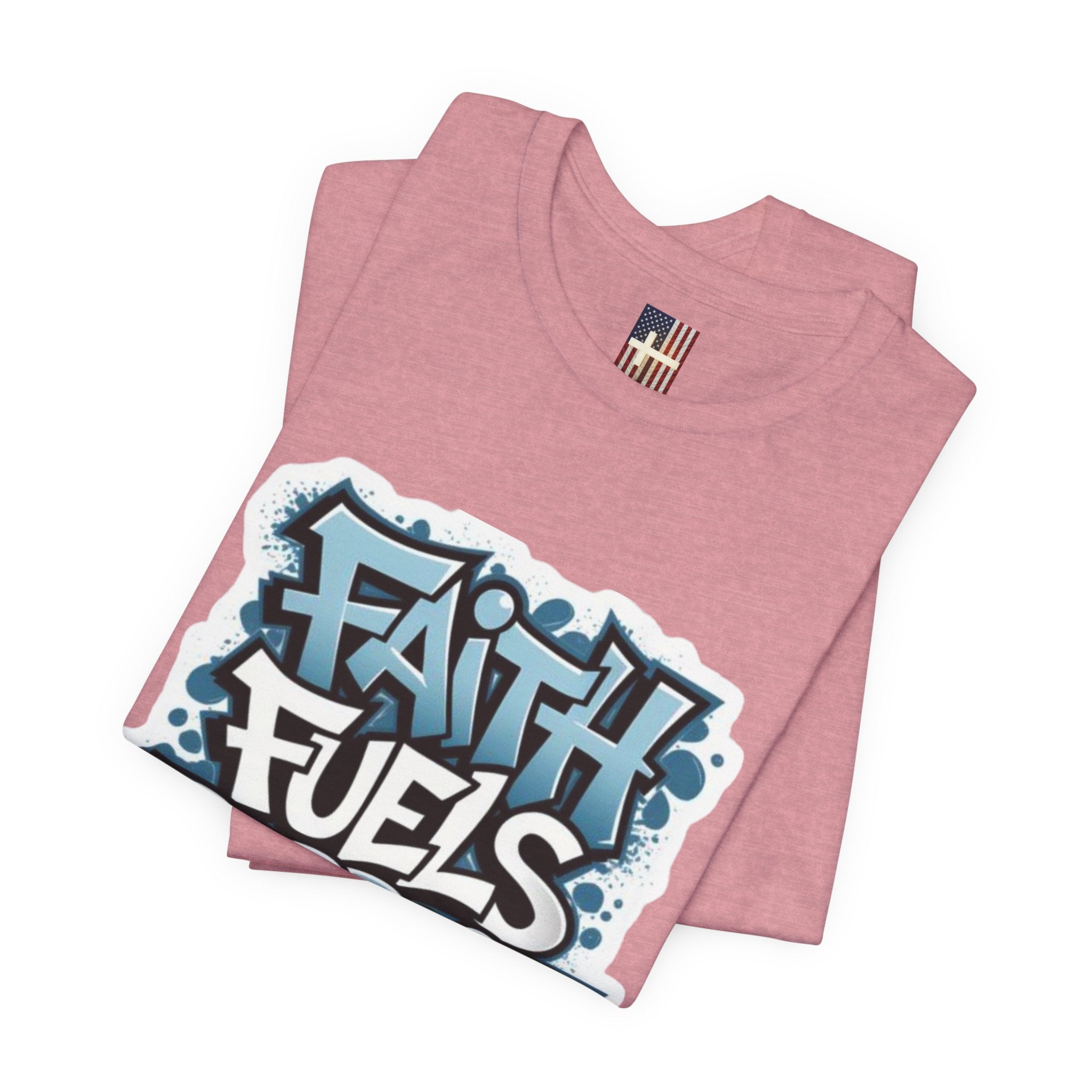 Faith Fuels Purpose T-shirt – Inspirational Christian T-shirt for Divine Drive & Unstoppable Belief Printify