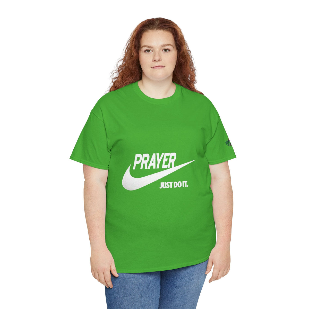 Prayer Just Do It T-shirt - Funny Christian Nike Parody T-shirt - Faith Gear Printify