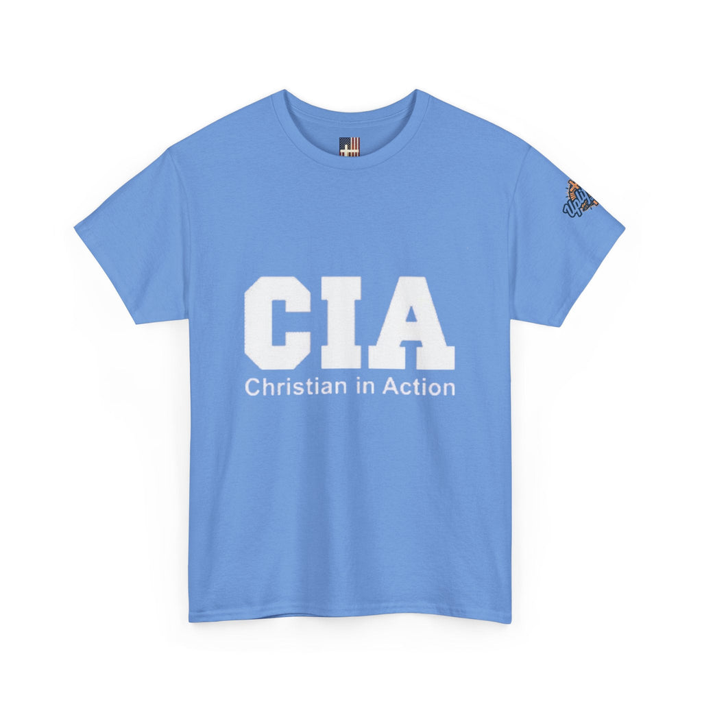 CIA Christian in Action T-shirt - Funny Faith Parody T-shirt - Mission Ready Apparel Printify