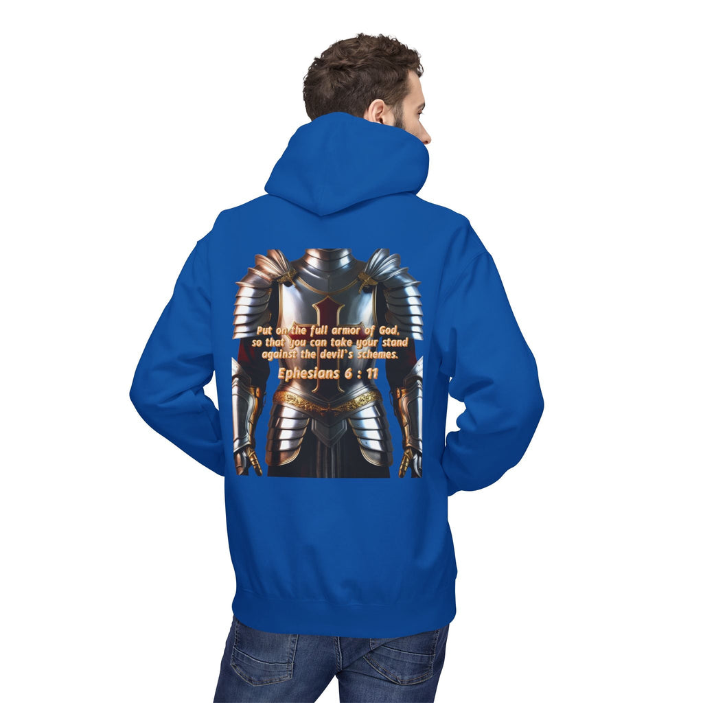 Hoodie - Ephesians 6:11 Bible Verse Religious Design Printify