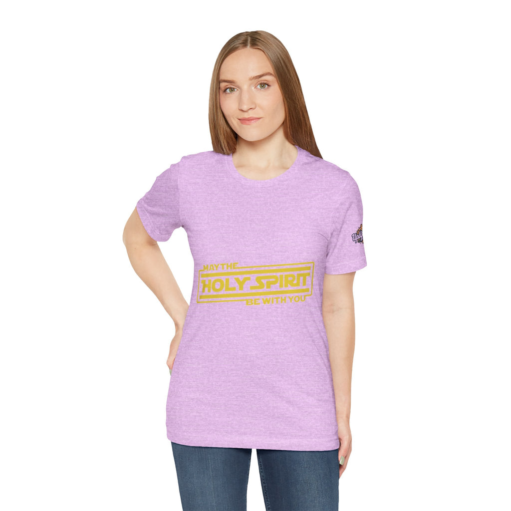 May the Holy Spirit Be With You T-shirt - Christian Star Wars Parody T-shirt Printify