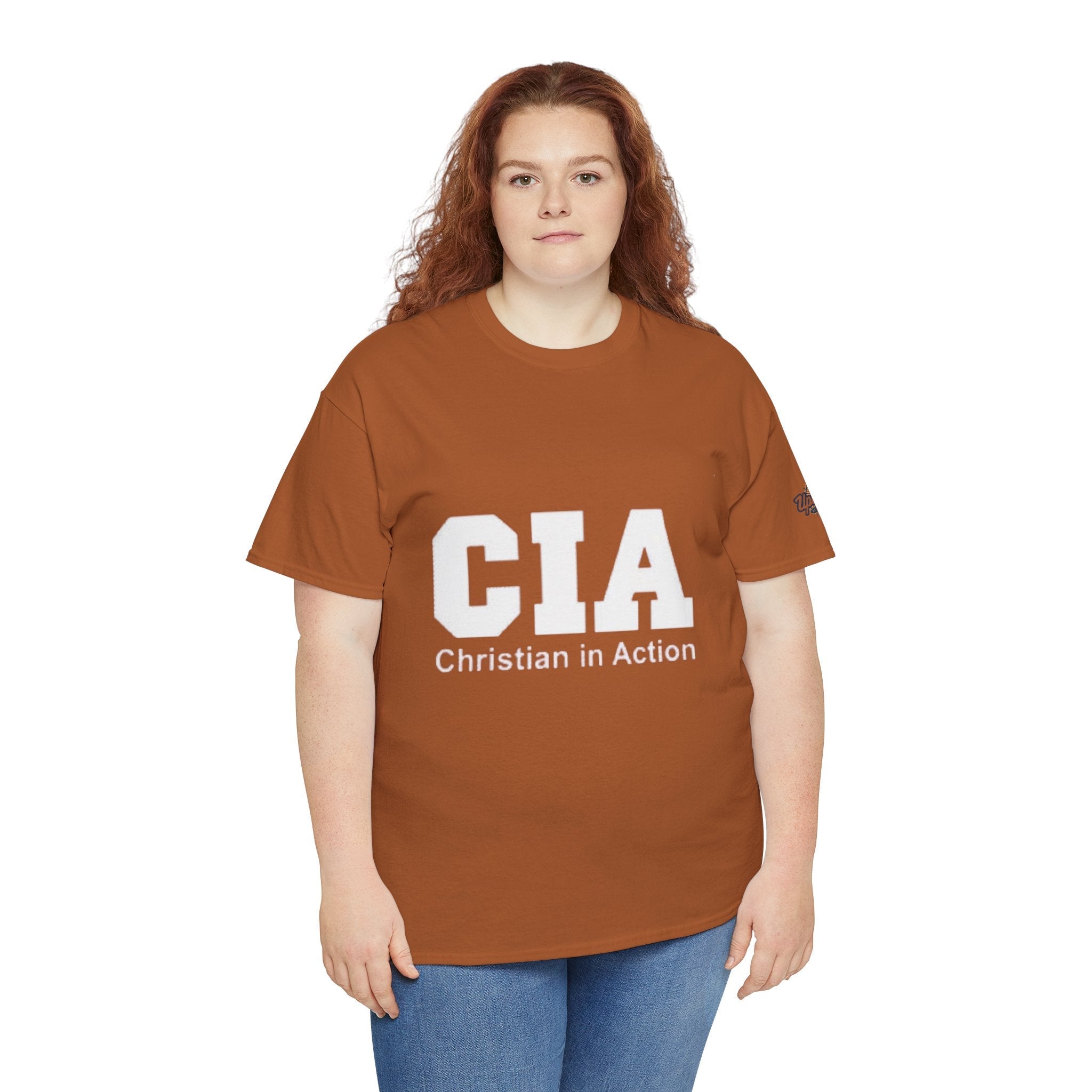 CIA Christian in Action T-shirt - Funny Faith Parody T-shirt - Mission Ready Apparel Printify