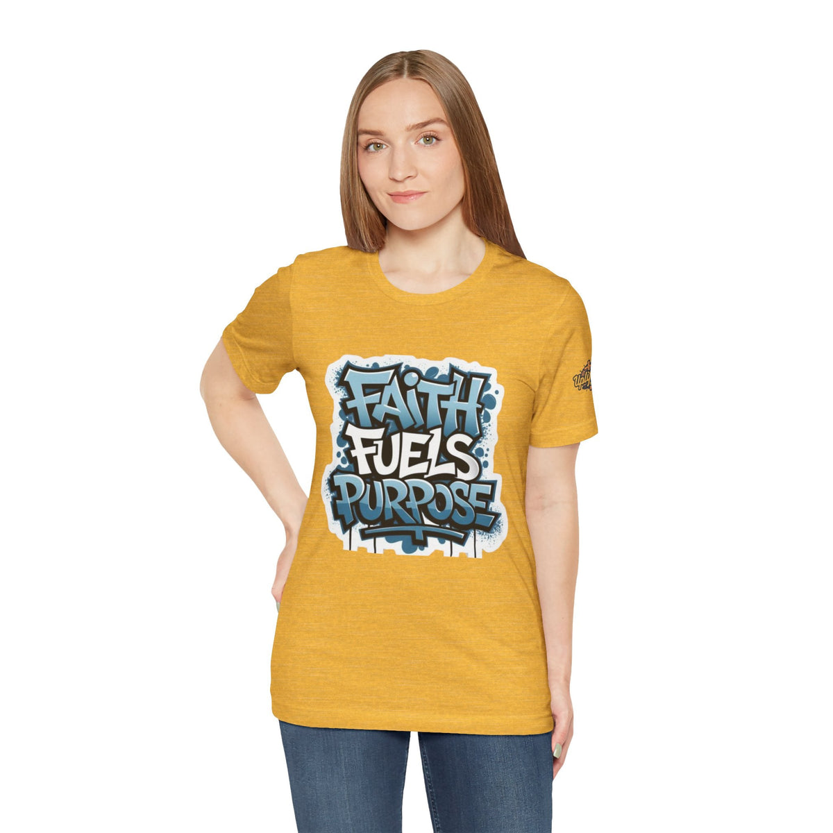 Faith Fuels Purpose T-shirt – Inspirational Christian T-shirt for Divine Drive & Unstoppable Belief Printify