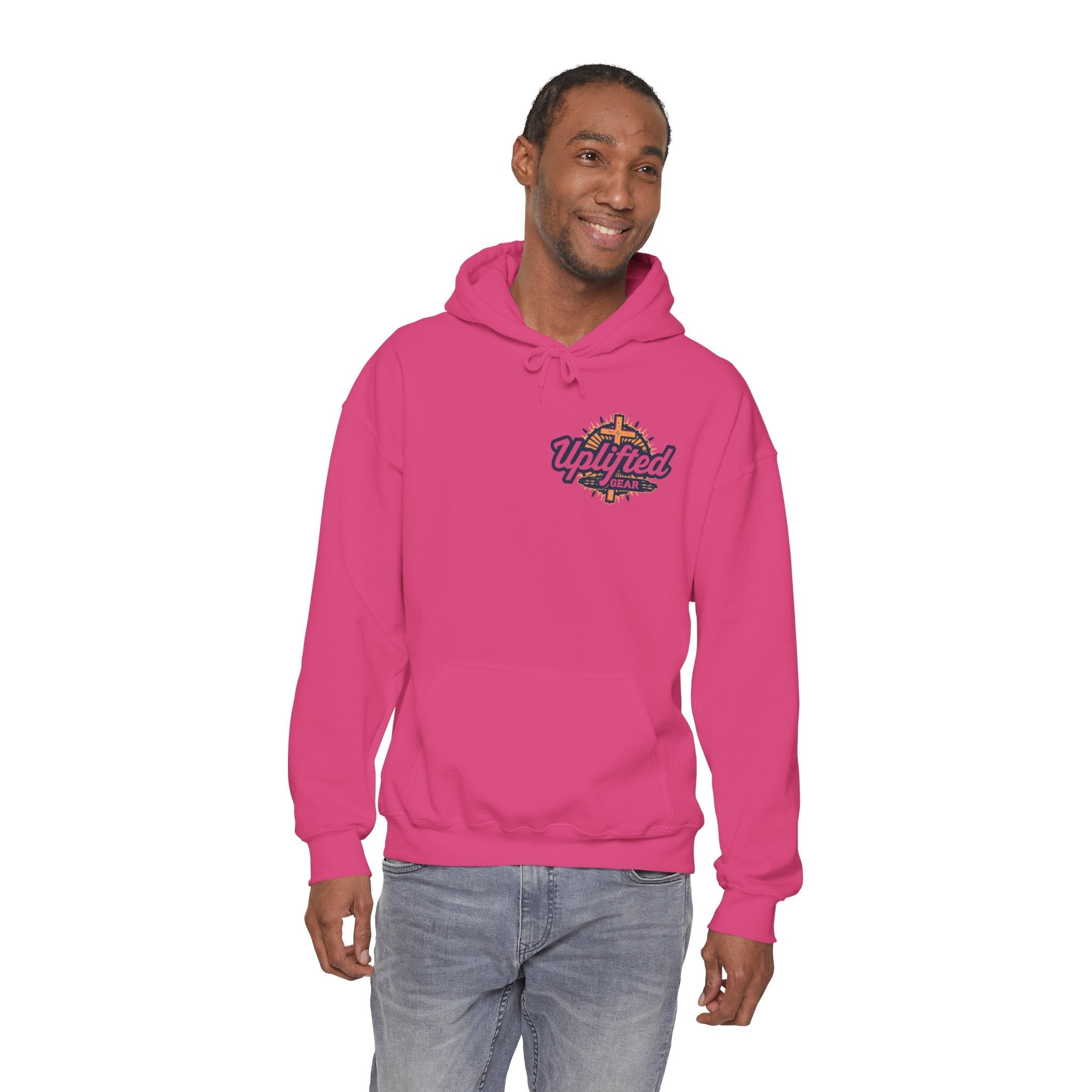 Unique Unicorn Hoodie – Rainbow Cross Psalm 139:14 Christian Hoodie for Wonderfully Made Printify