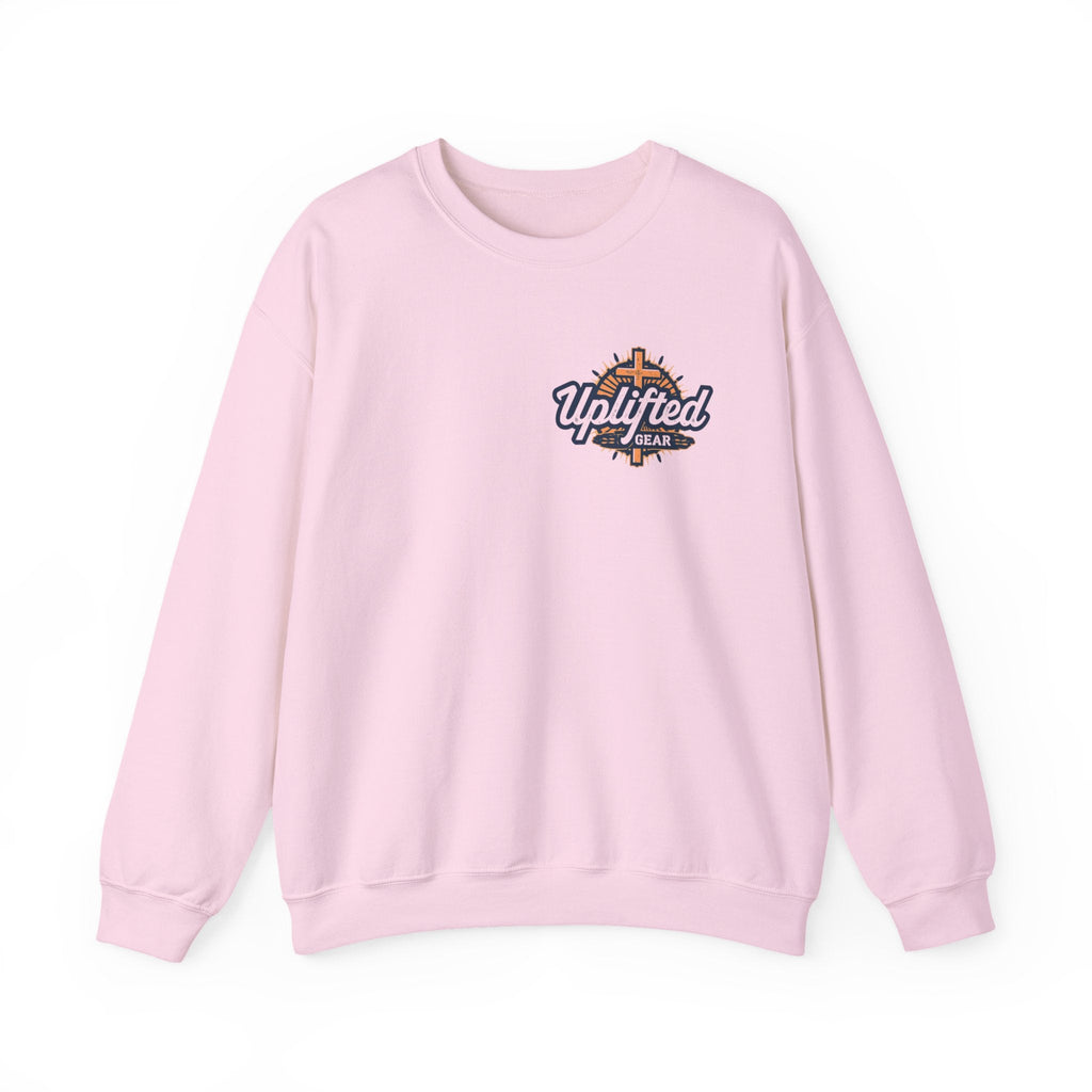 I Can’t, But I Know a Guy Sweatshirt – Jesus Cross Christian Sweatshirt for Cozy Faith Printify