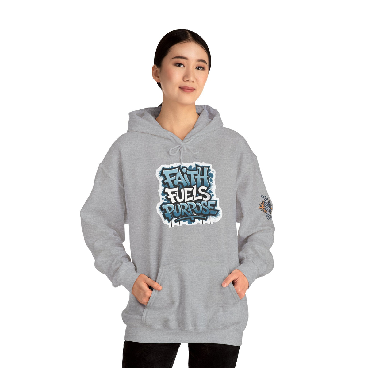 Faith Fuels Purpose Hoodie – Inspirational Christian Sweatshirt for Divine Drive & Unstoppable Belief Printify