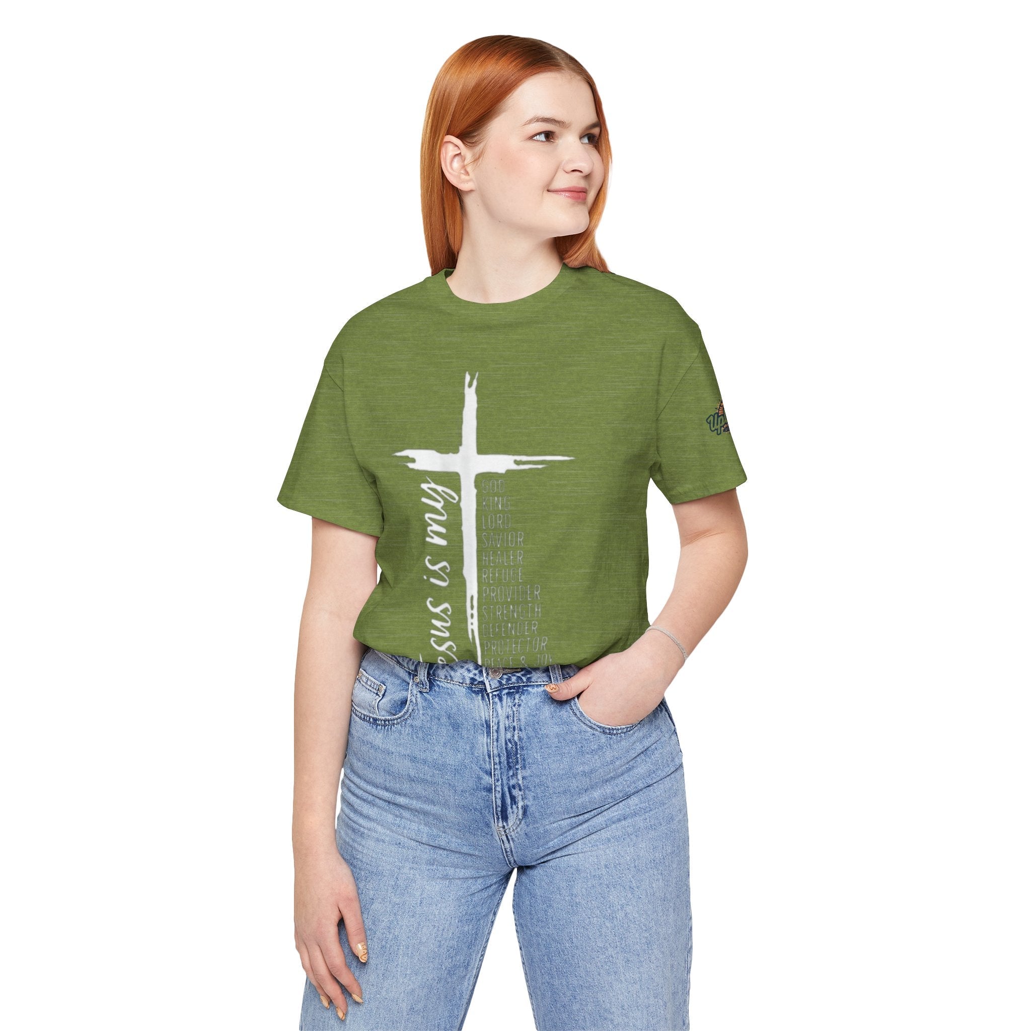Jesus Is My Everything T-shirt – Cross List God King Lord Savior Christian T-shirt for Total Surrender Faith Printify