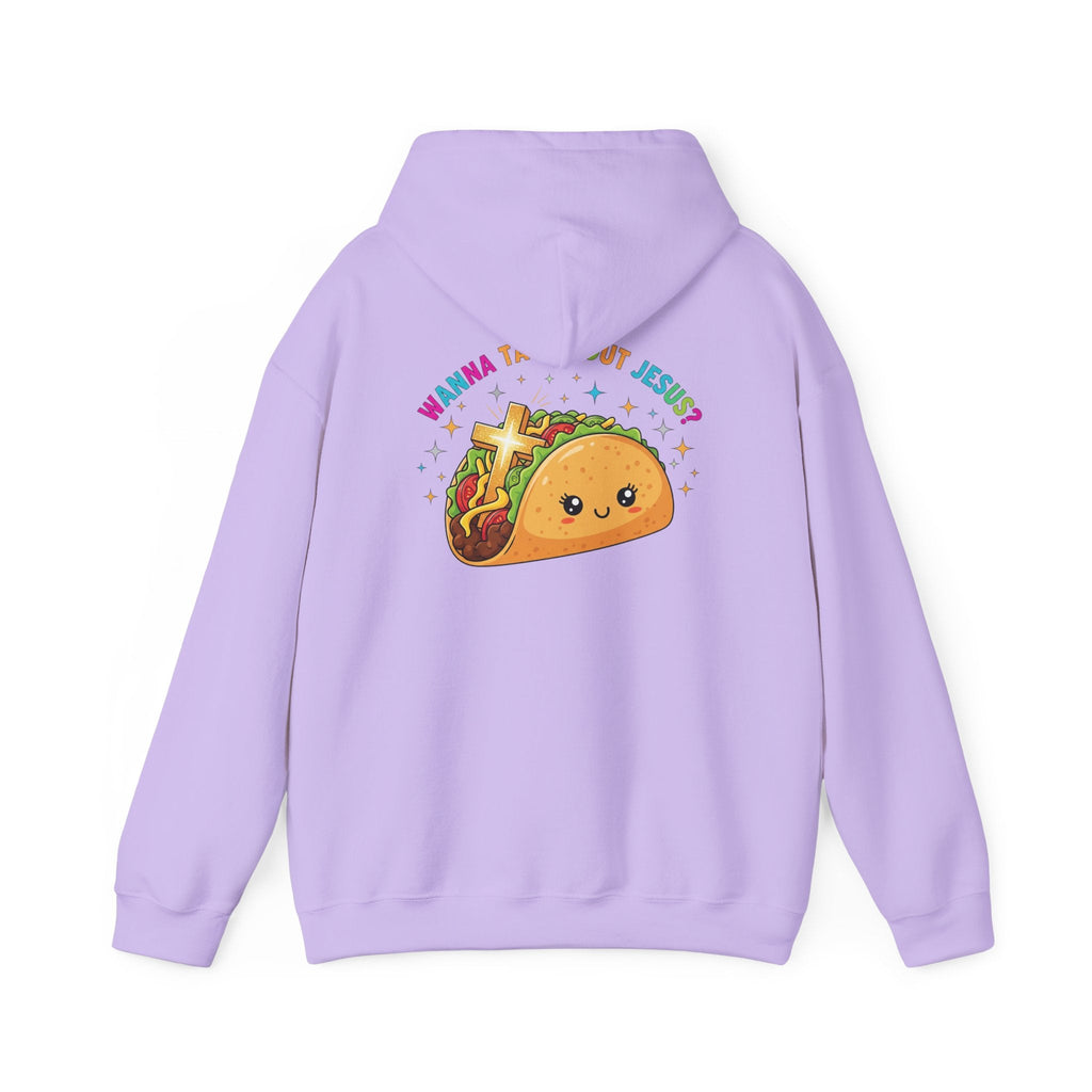 Wanna Taco 'Bout Hoodie – Cozy Christian Pun Hoodie for Faith & Fun Printify