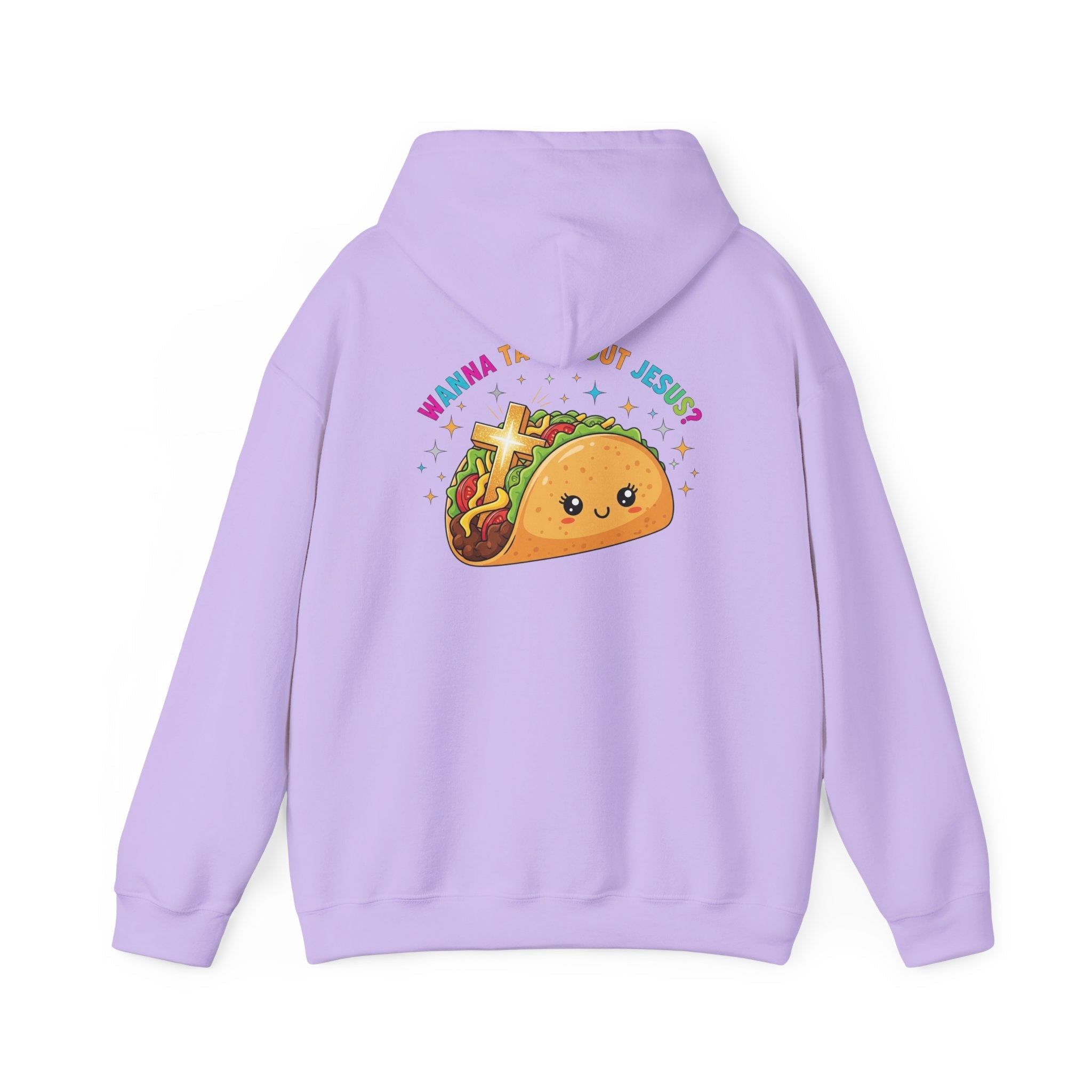 Wanna Taco 'Bout Hoodie – Cozy Christian Pun Hoodie for Faith & Fun Printify