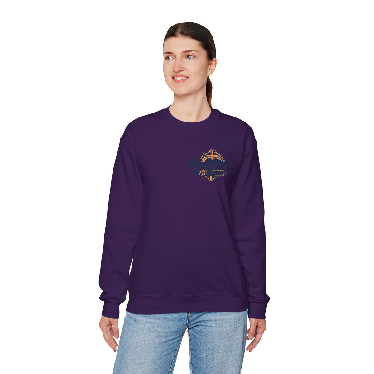 Bible Verse Unisex Heavy Blend™ Crewneck Sweatshirt -  Jeremiah 29 : 11 Printify