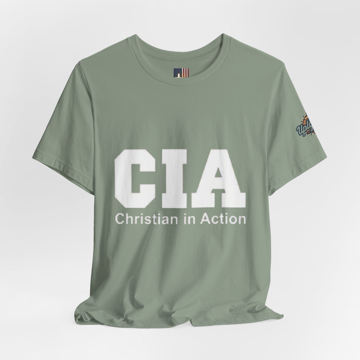 CIA Christian in Action T-shirt - Funny Faith Parody T-shirt - Mission Ready Apparel Printify