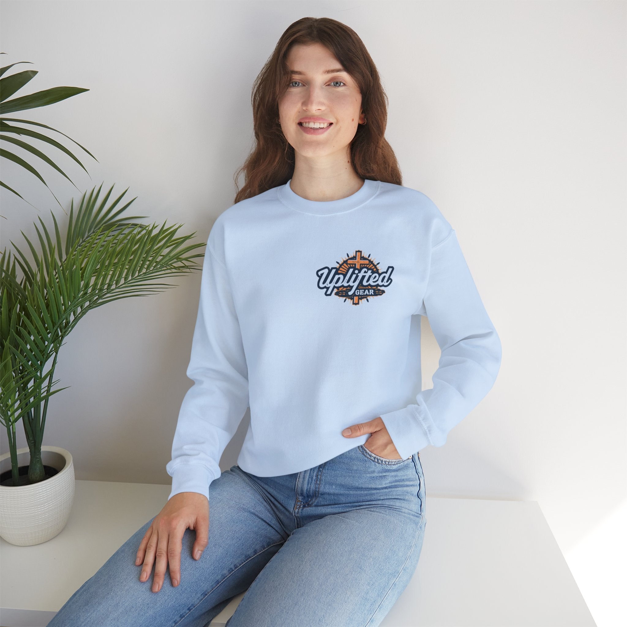 Christ is King Sweatshirt – Bold Crown & Cross Christian Hoodie for Unshakable Faith Printify