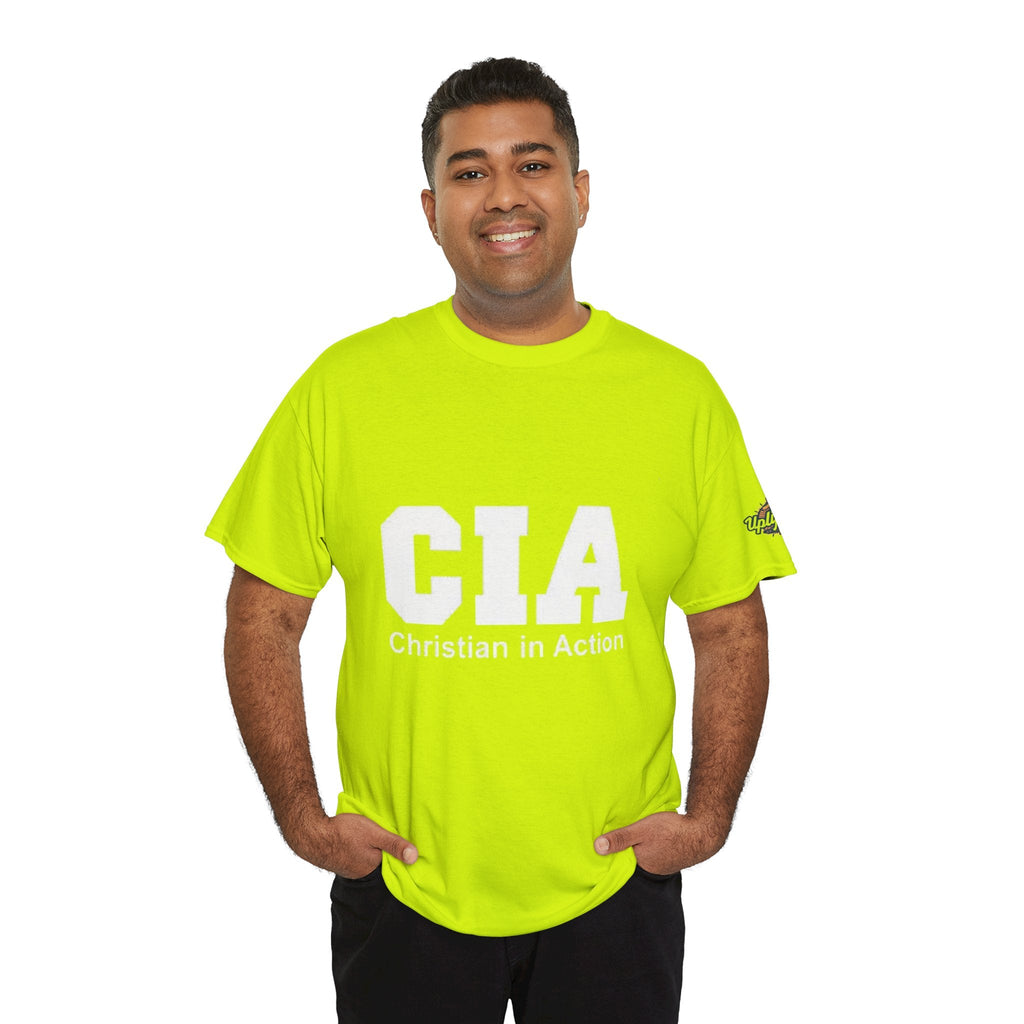 CIA Christian in Action T-shirt - Funny Faith Parody T-shirt - Mission Ready Apparel Printify