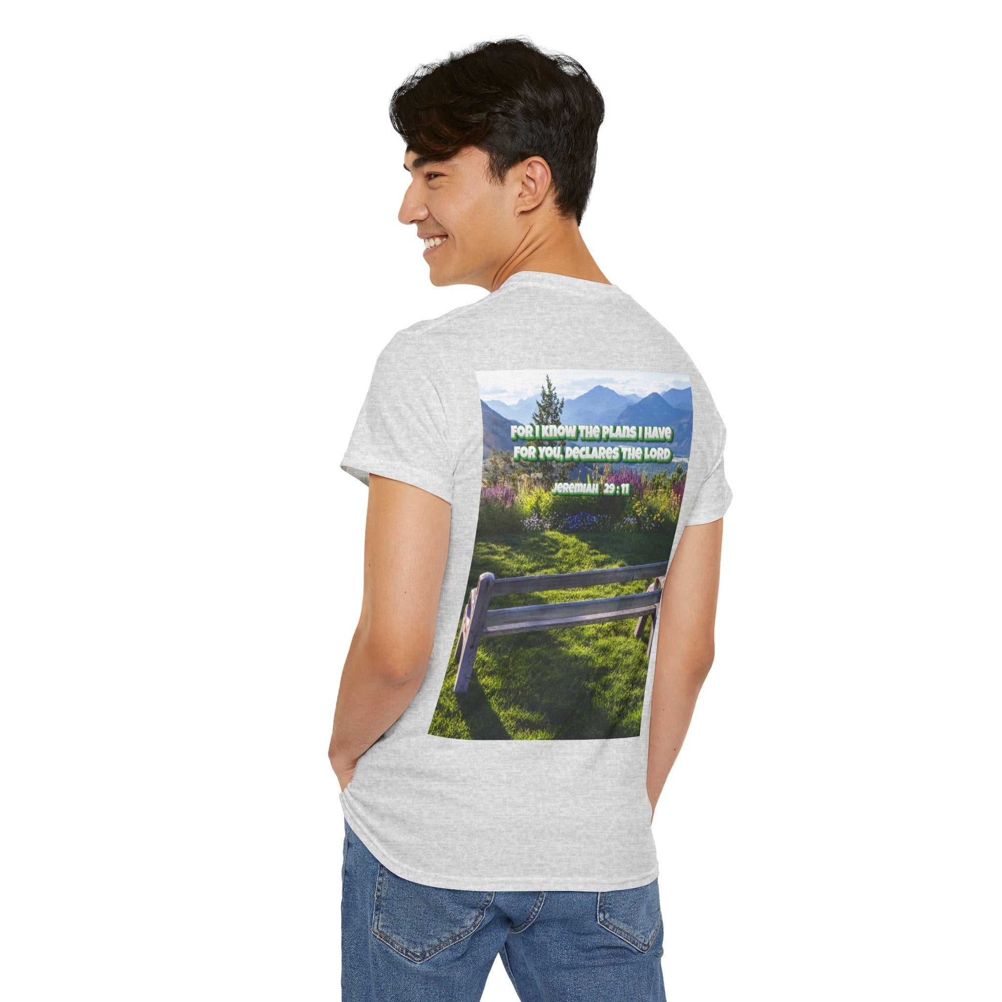Bible Verse Unisex Tee -  Jeremiah 29 : 11 Printify