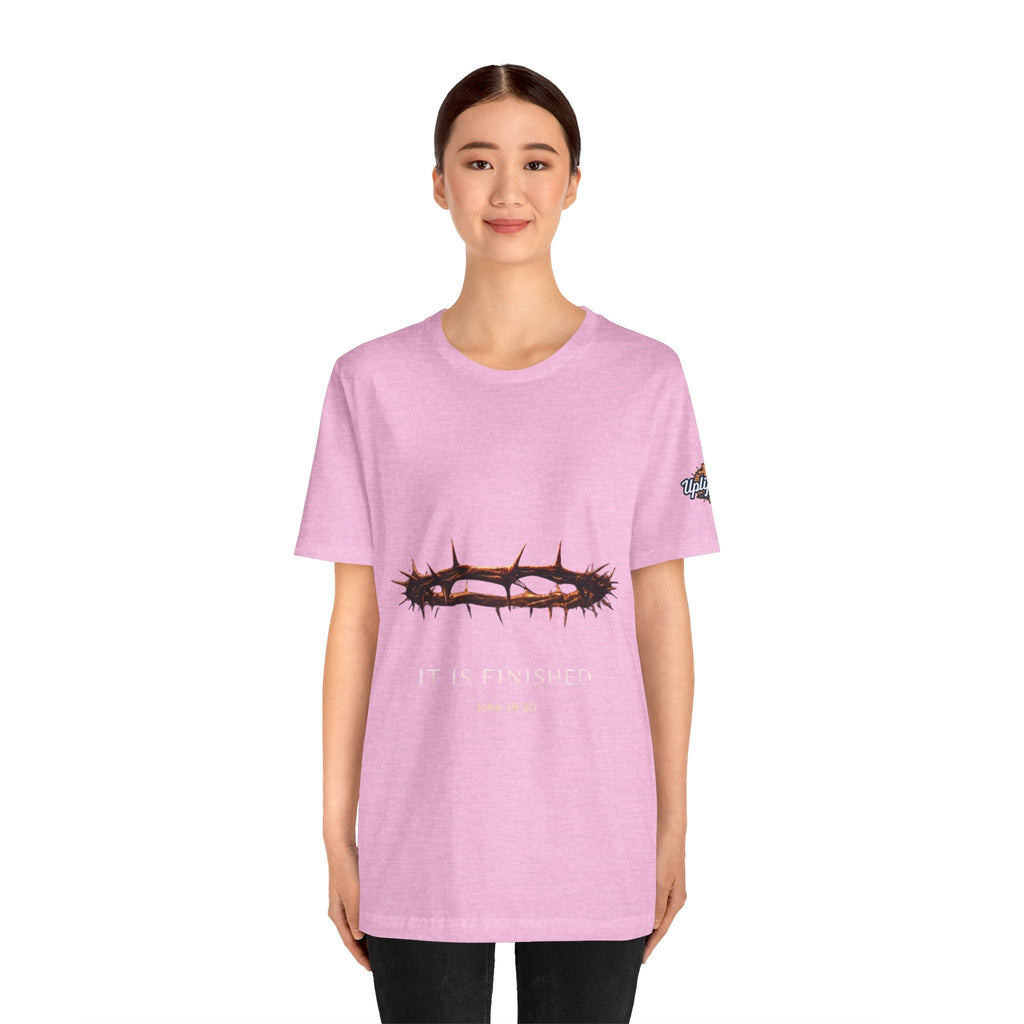 It Is Finished Crown of Thorns Tee — Christian John 19:30 Faith Shirt Printify