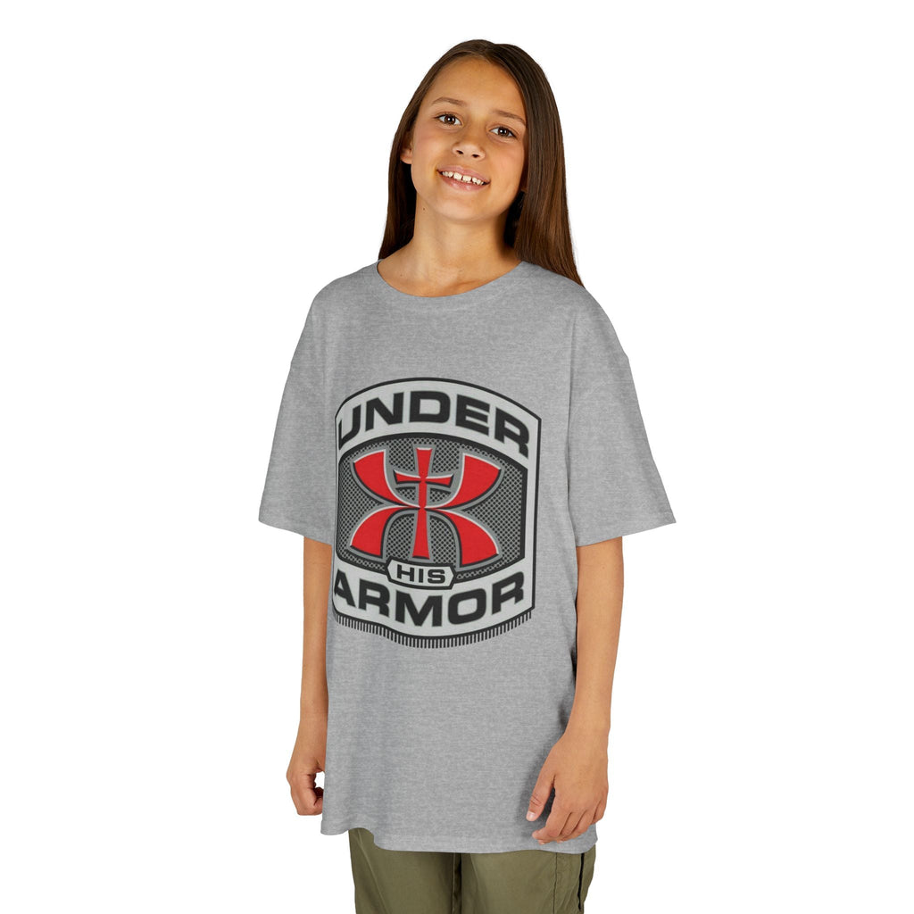 Under HIS Armor Christian T-Shirt — Faith-Inspired Under Armour Style Printify
