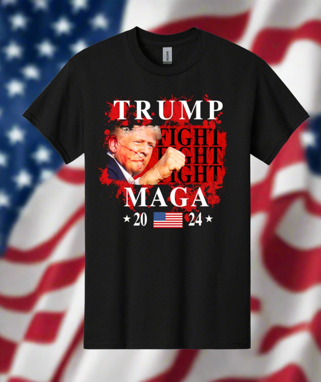 TRUMP MAGA SHIRT! FIGHT! FIGHT! FIGHT! TrumpShirt.com