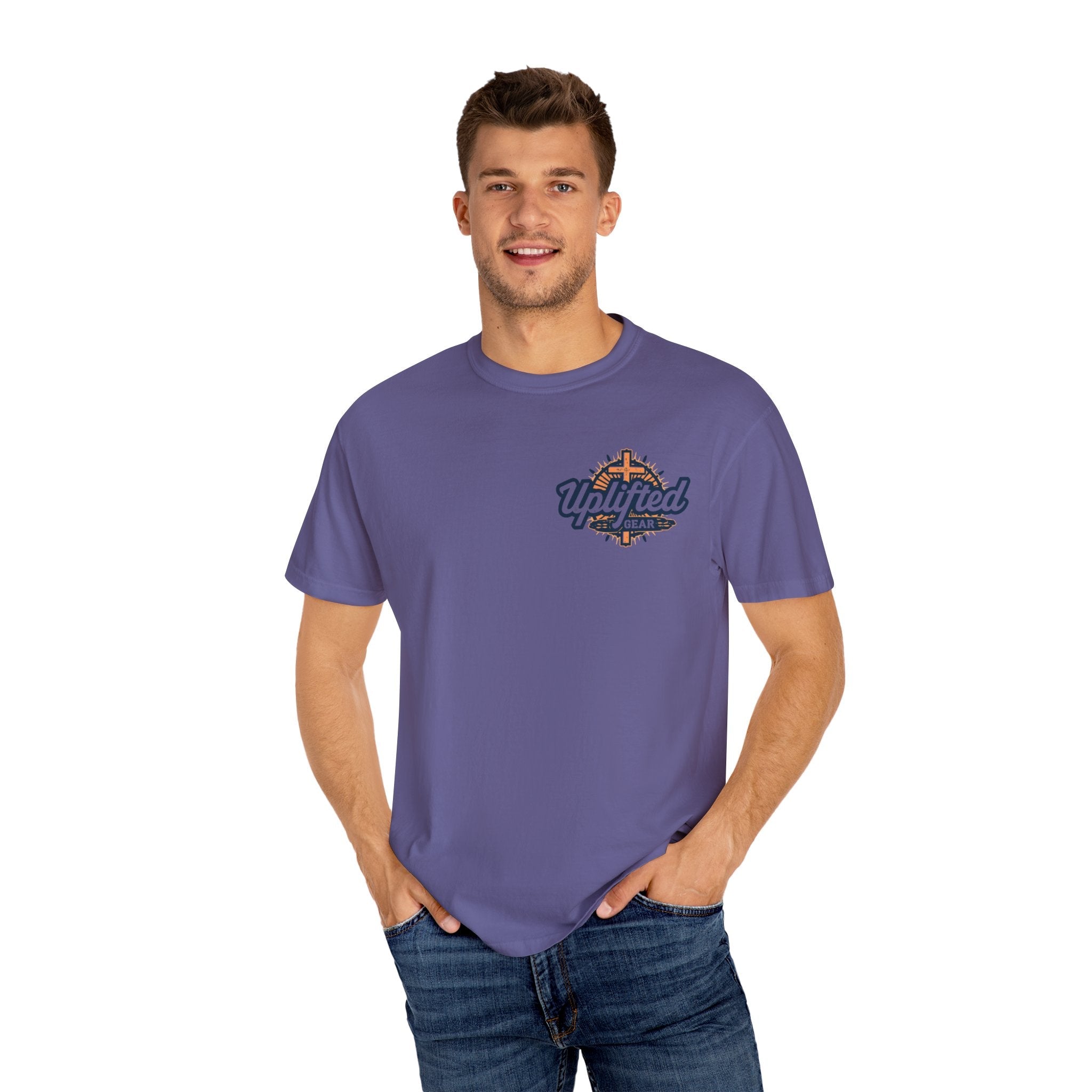 Jesus is King T-Shirt – Bold Christian Faith Tee with Crown & Cross for Eternal Reign Printify