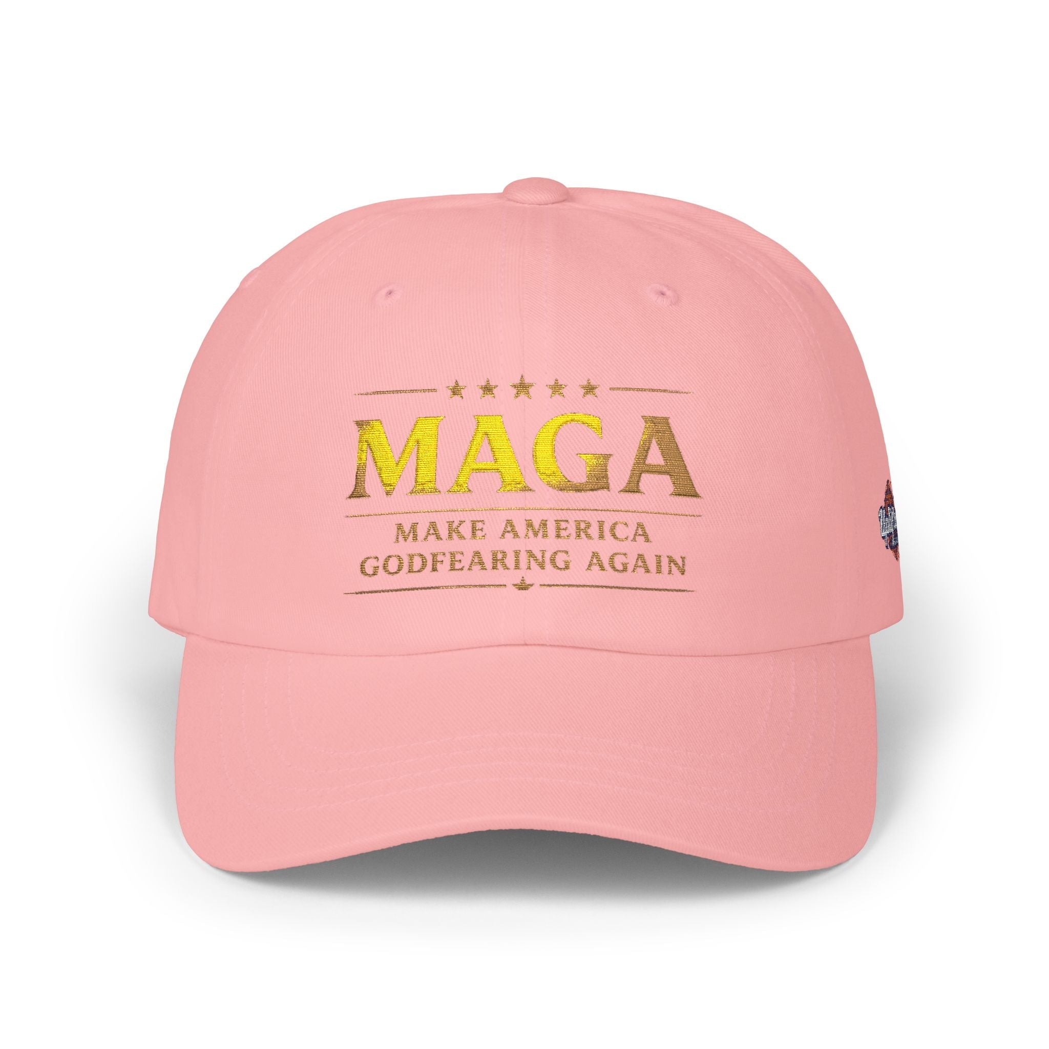 Dad Cap — "MAGA: Make America Godfearing Again" Embroidered Hat Printify