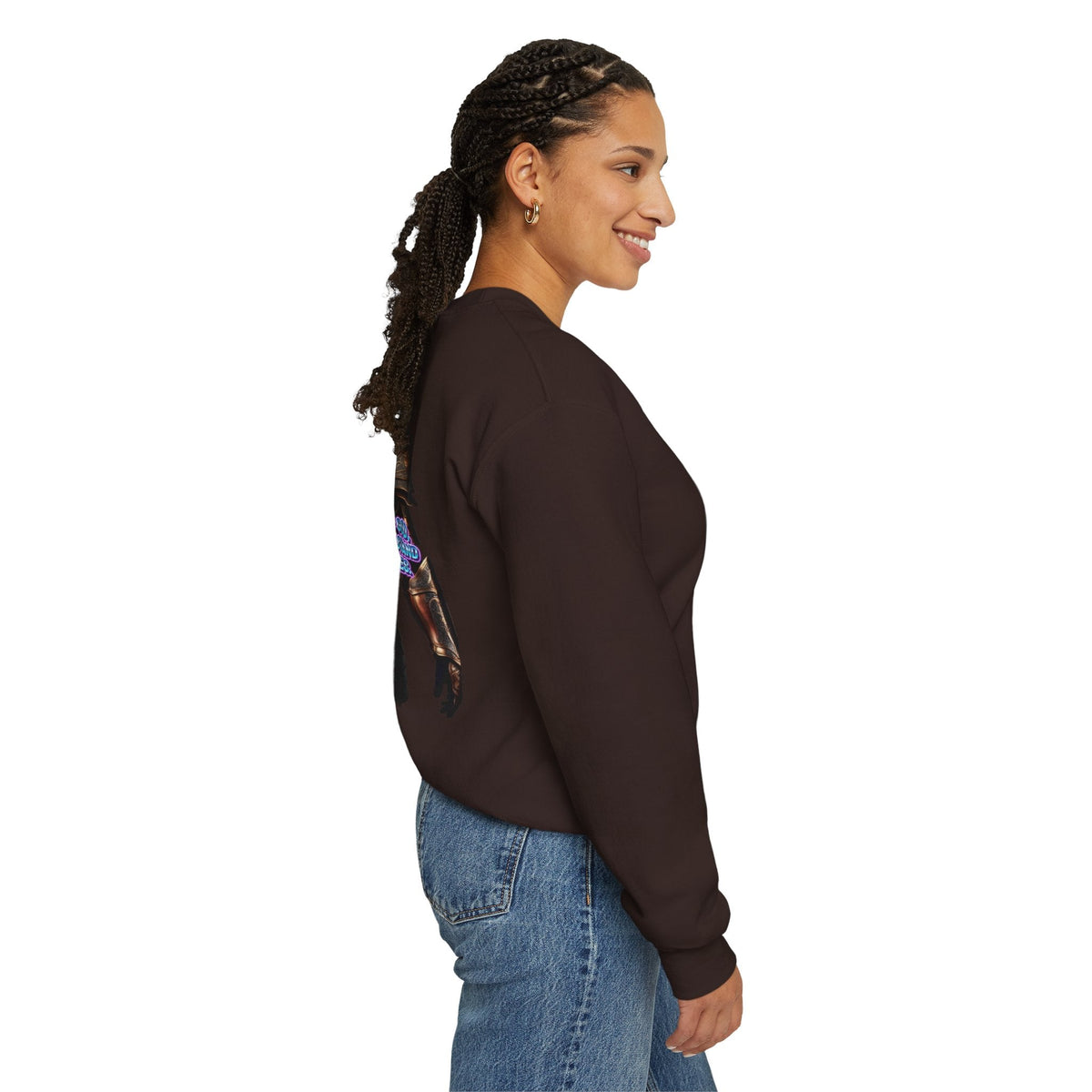 Religious Graphic Armor Of God Design - Unisex Heavy Blend™ Crewneck Sweatshirt Printify