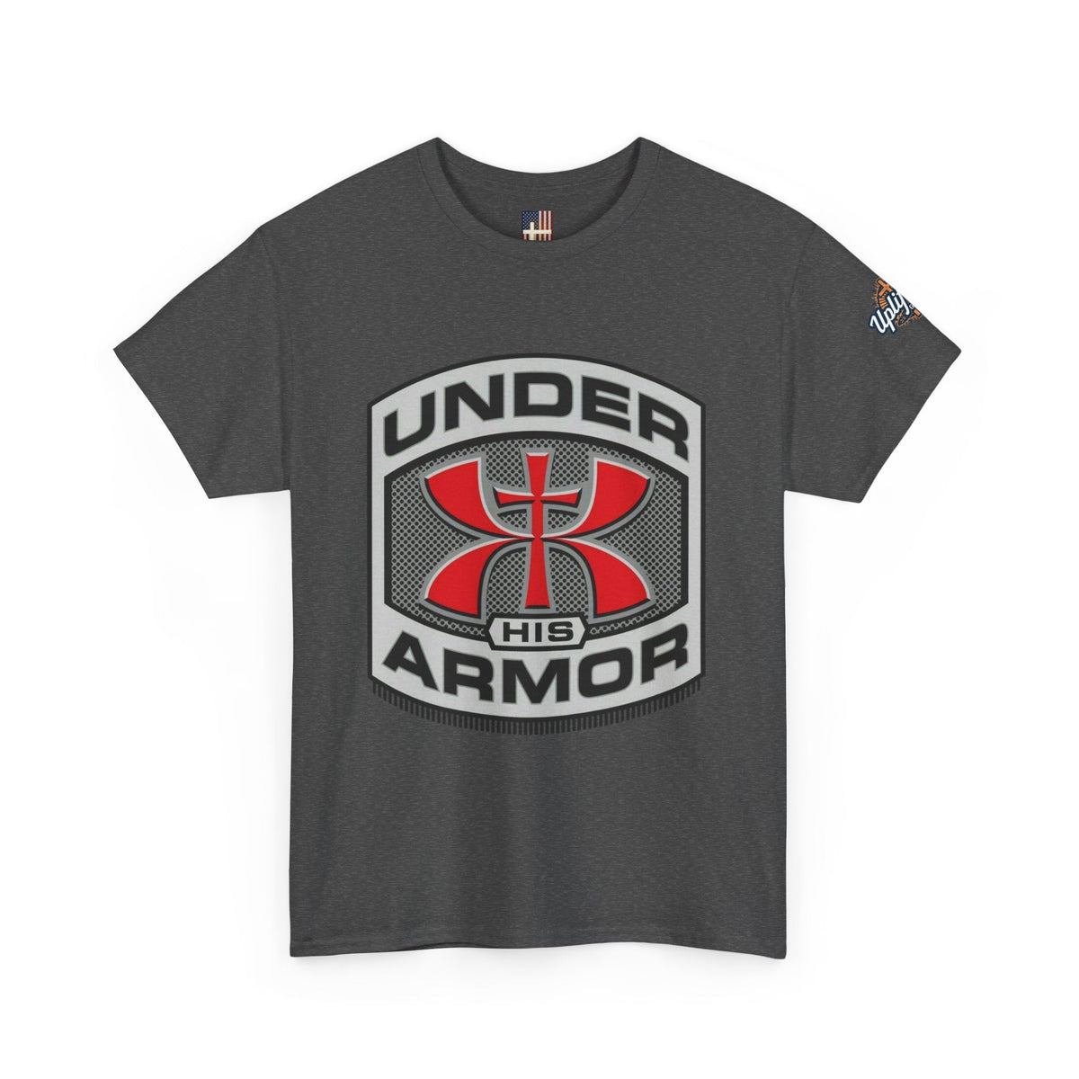 Under HIS Armor Christian T-Shirt — Faith-Inspired Under Armour Style Printify