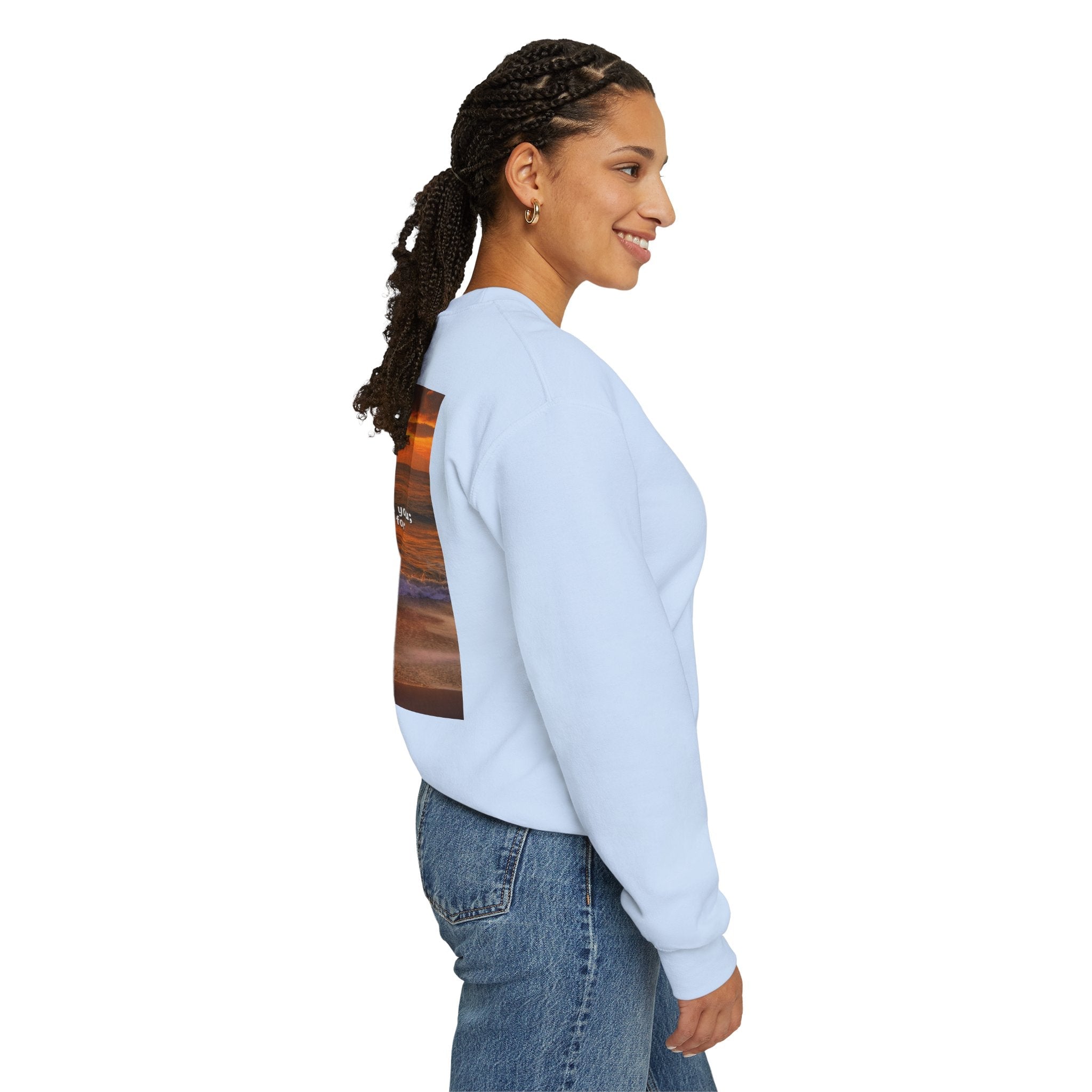 Bible Verse Unisex Heavy Blend™ Crewneck Sweatshirt - Isaiah 41 : 10 Printify